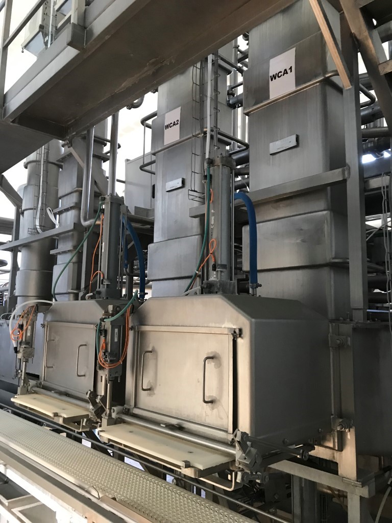 Used Gouda Euroblock Cheese Plant for 100.000 liter of milk per day - 10.000 kg of Gouda cheese per day