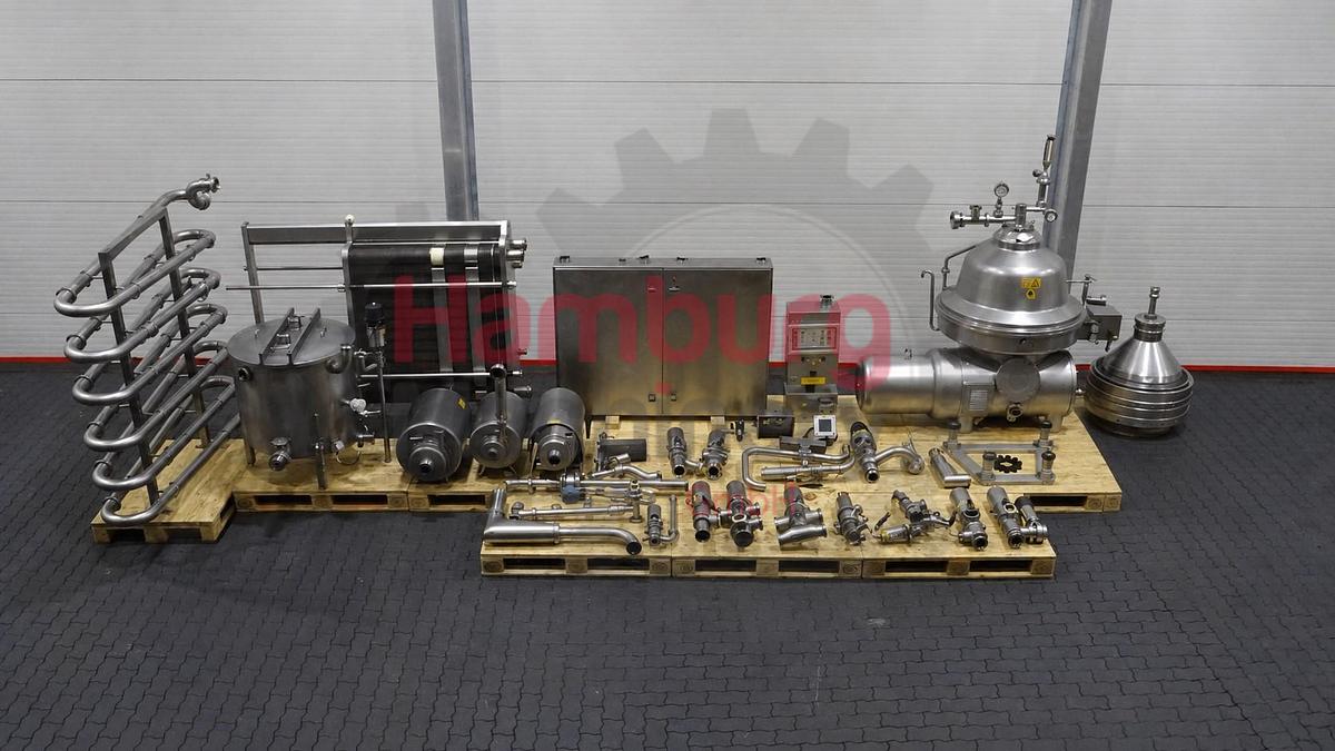Used Pasteurization line 02 - 25.000 ltr/h - GEA Westfalia and APV