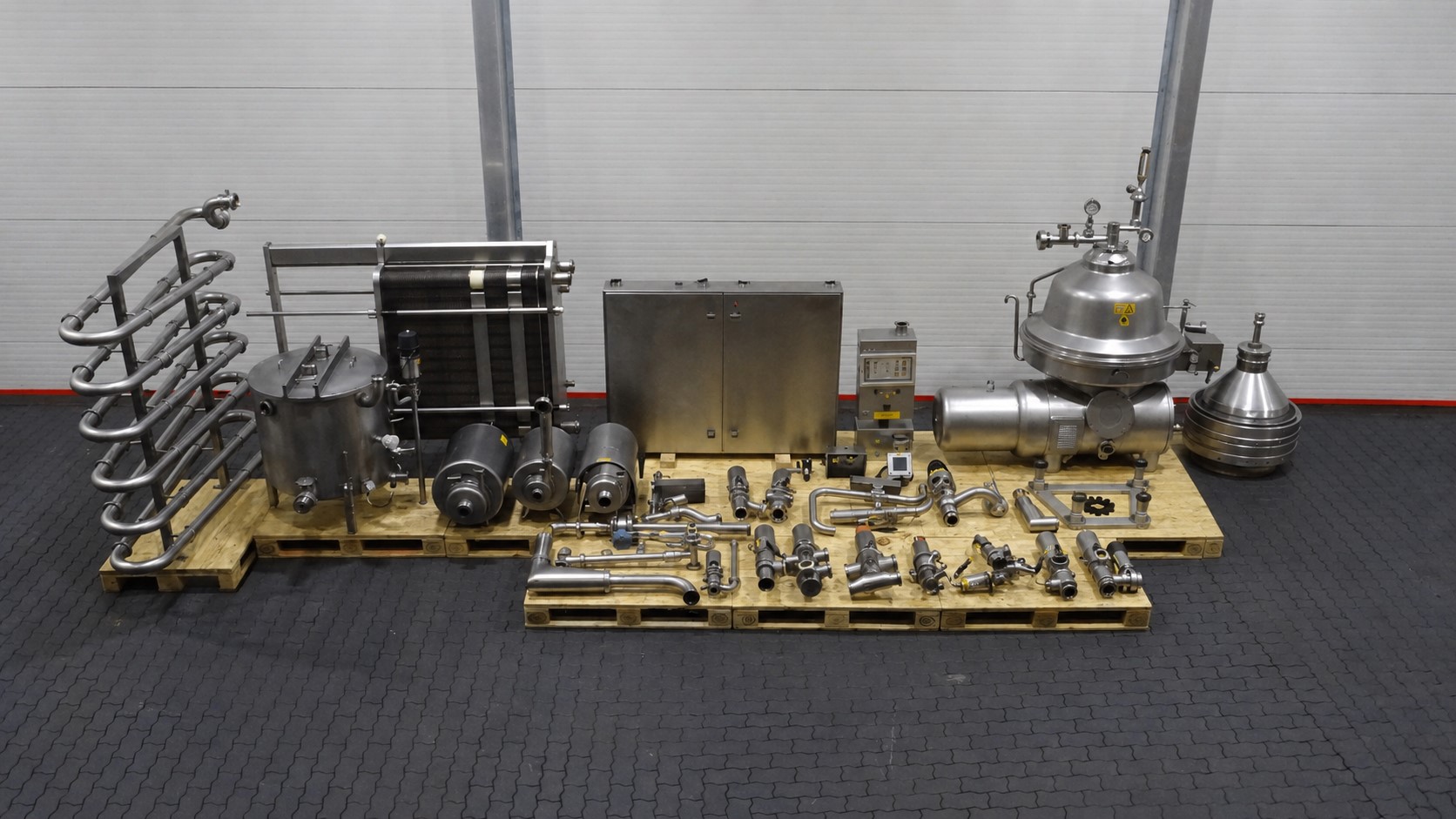 Used Pasteurization line 02 - 25.000 ltr/h - GEA Westfalia and APV