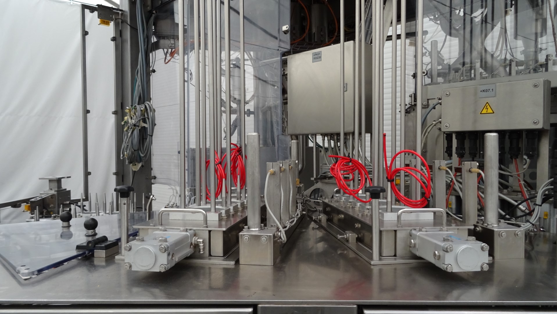 Used Aseptic cup filling, sealing and snap cap machine - Waldner Dosomat 16.6AS