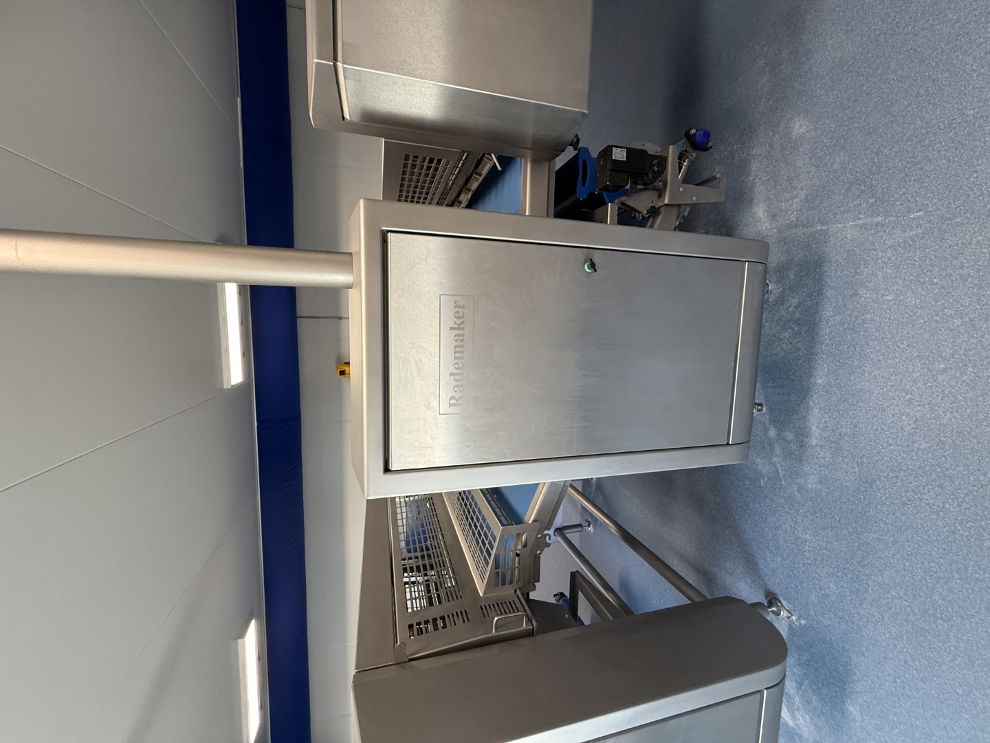 Used Dough processing / rollout line - Rademaker sheeting line with universal line and Packo nitrogen freezer