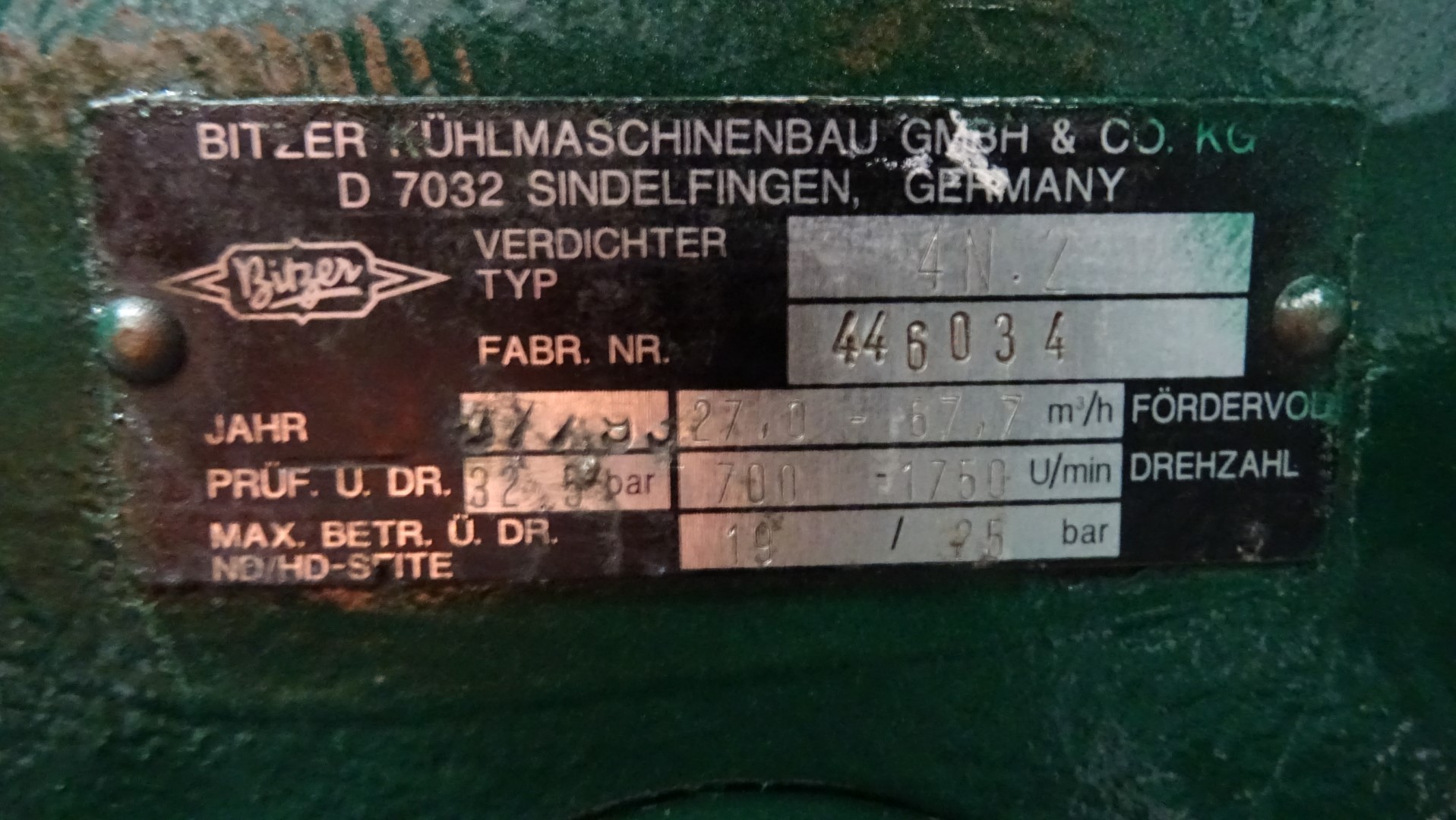 Used Margarine Pilot Plant - Gerstenberg & Agger HP Pump + Perfector 3x57 + Pin rotor + Inverter and Cooling Unit R22