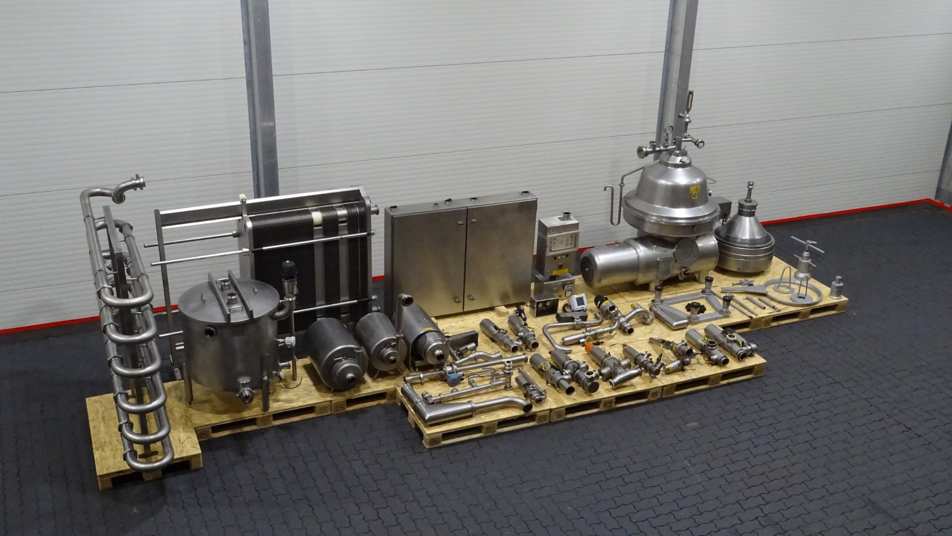 Used Pasteurization line 02 - 25.000 ltr/h - GEA Westfalia and APV