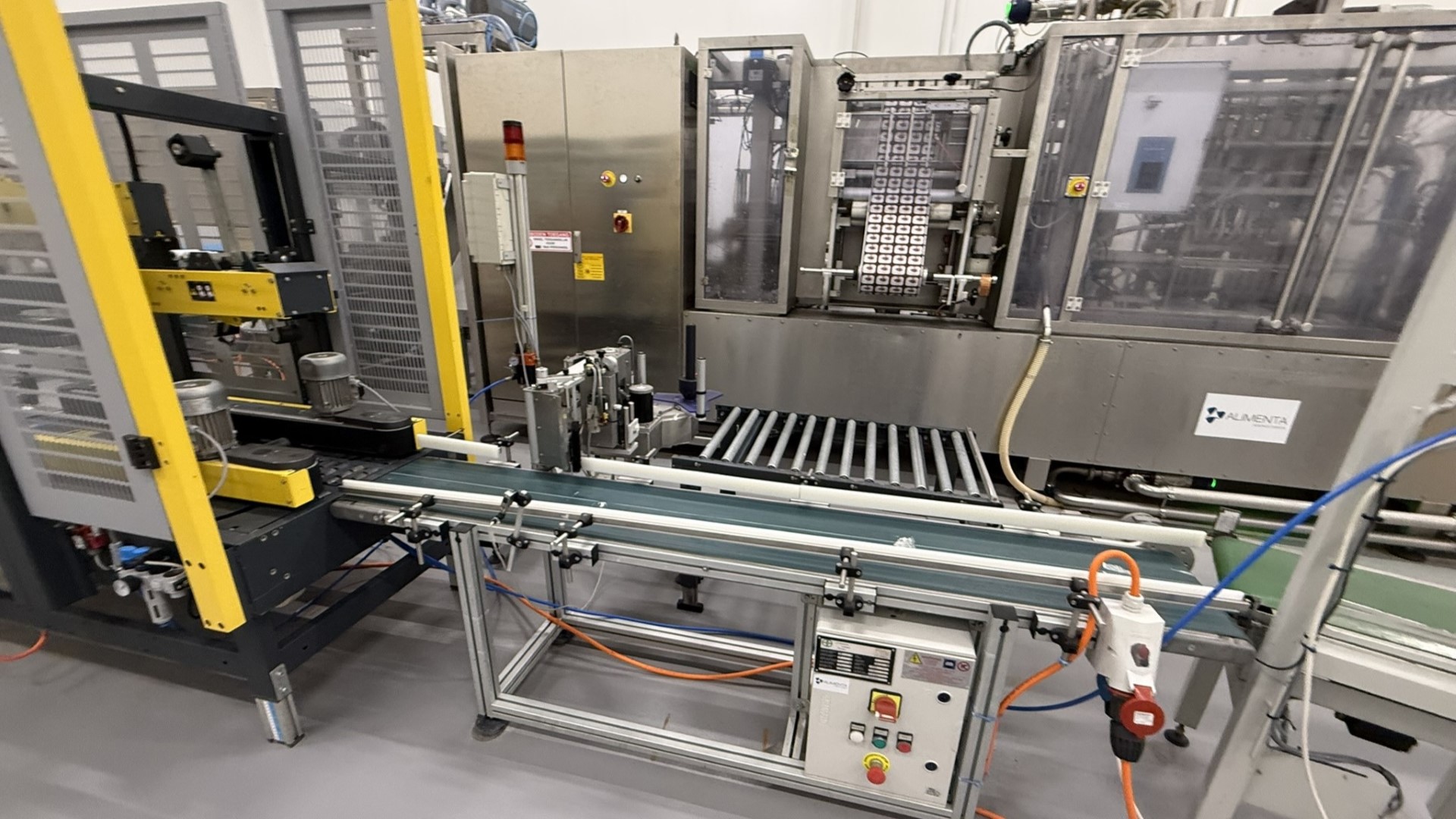 Used Form Fill Seal Machine (FFS) for mini-portions - Alimenta Newpack Division Thermoform FM100/E-20 HC