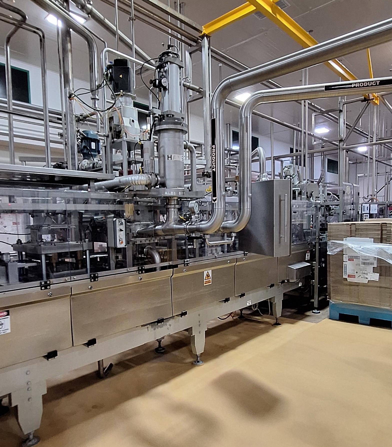 Used Form Fill Seal Machine (FFS) for mini-portions of butter Hassia THL 30/37