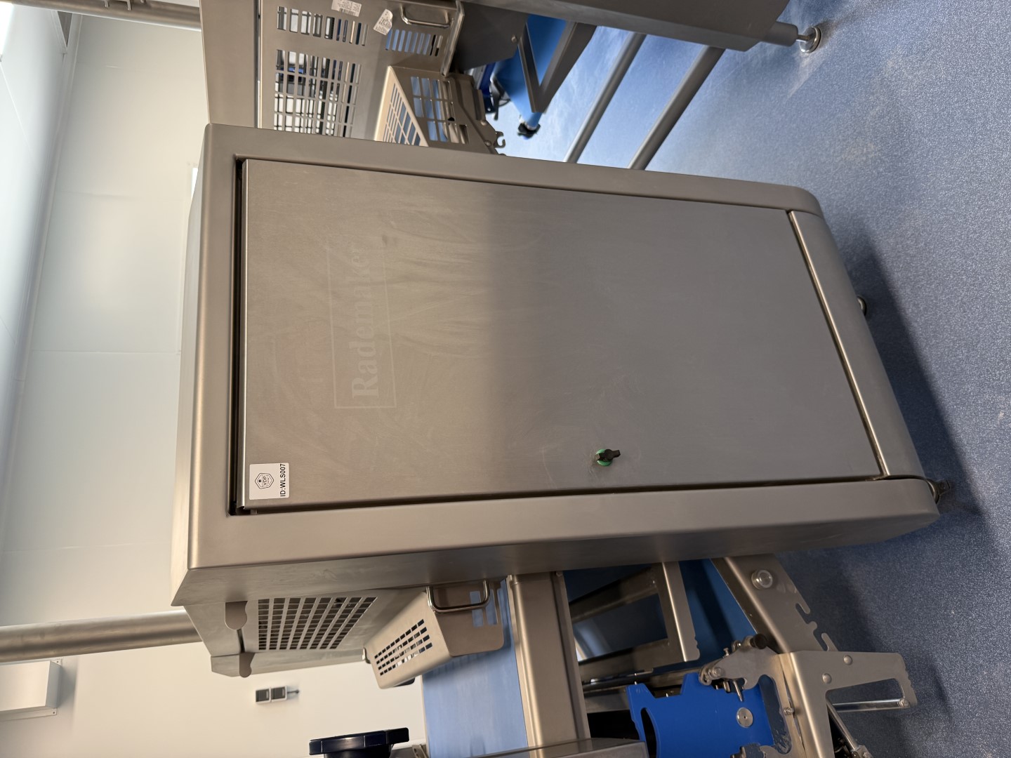 Used Dough processing / rollout line - Rademaker sheeting line with universal line and Packo nitrogen freezer