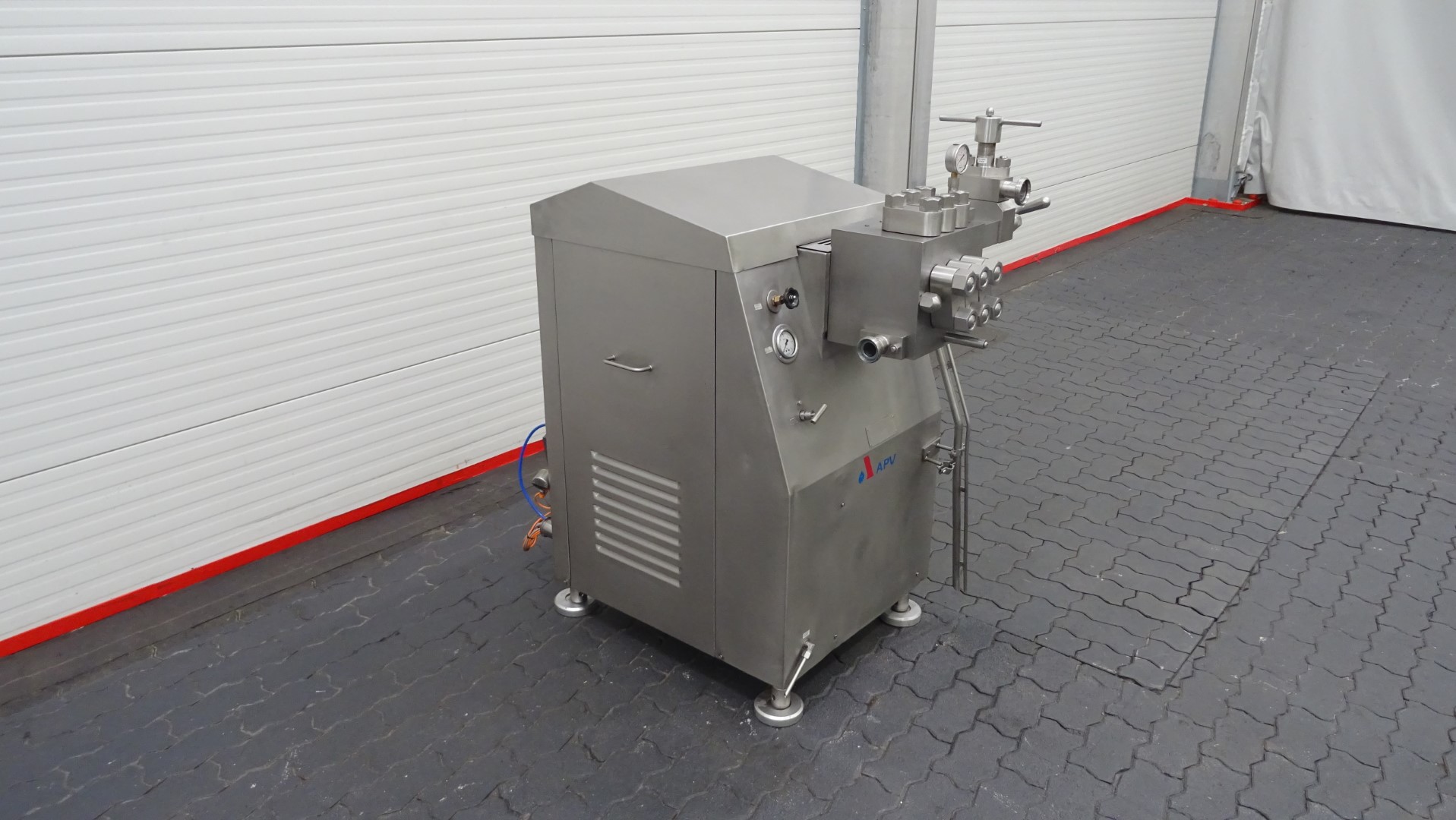 Used UHT Pilot plant with aseptic homogeniser and filling chamber - APV UHT pilot + Gaulin 396 MCP 4-2,5TBS