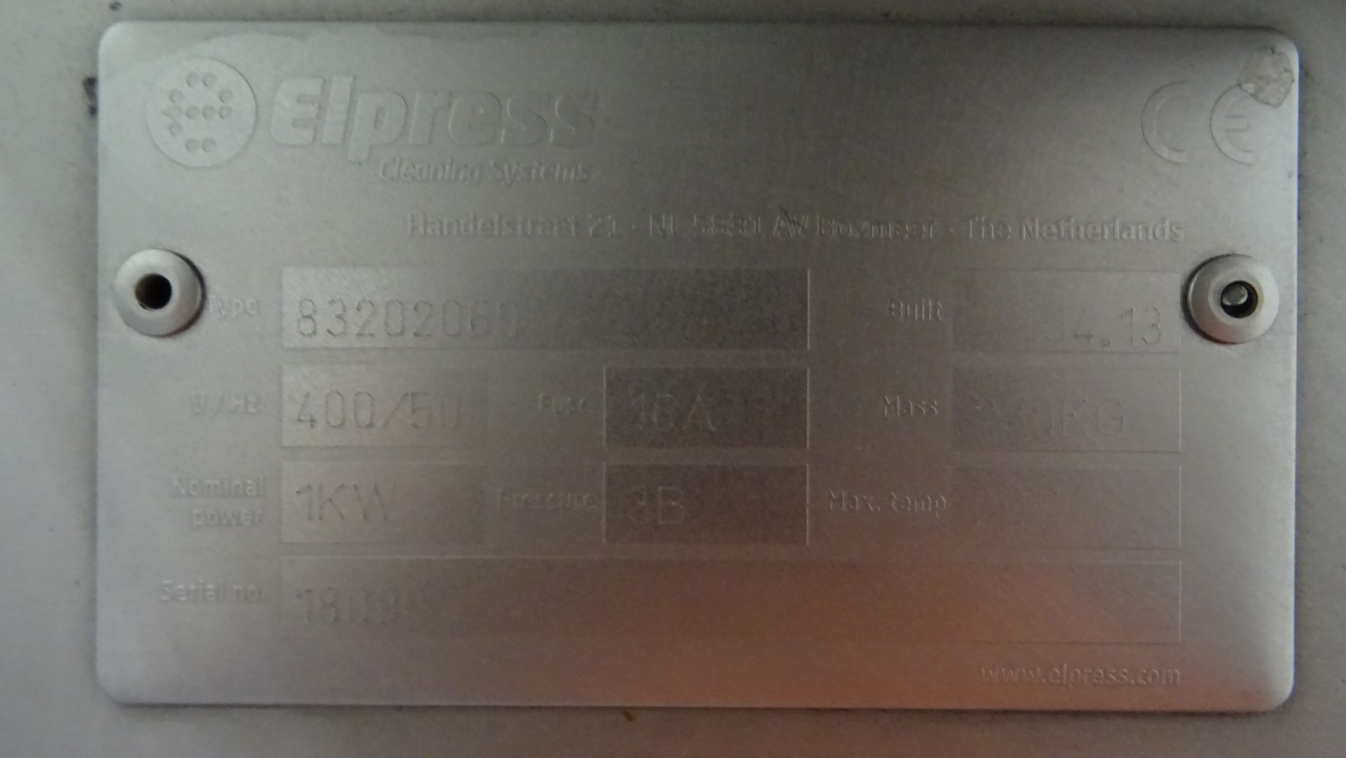 Used Hygienic station with sole cleaning and hand disinfection stations - Elpress 83202060