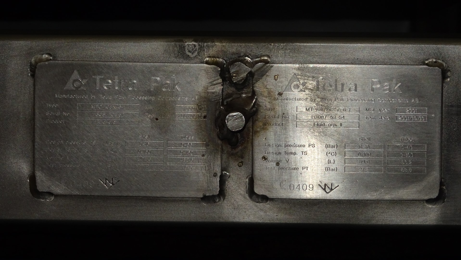 Used Tetra Pak Tetra Therm Aseptic Visco Line - Pasteurisation / Sterilization of concentrated beverage bases