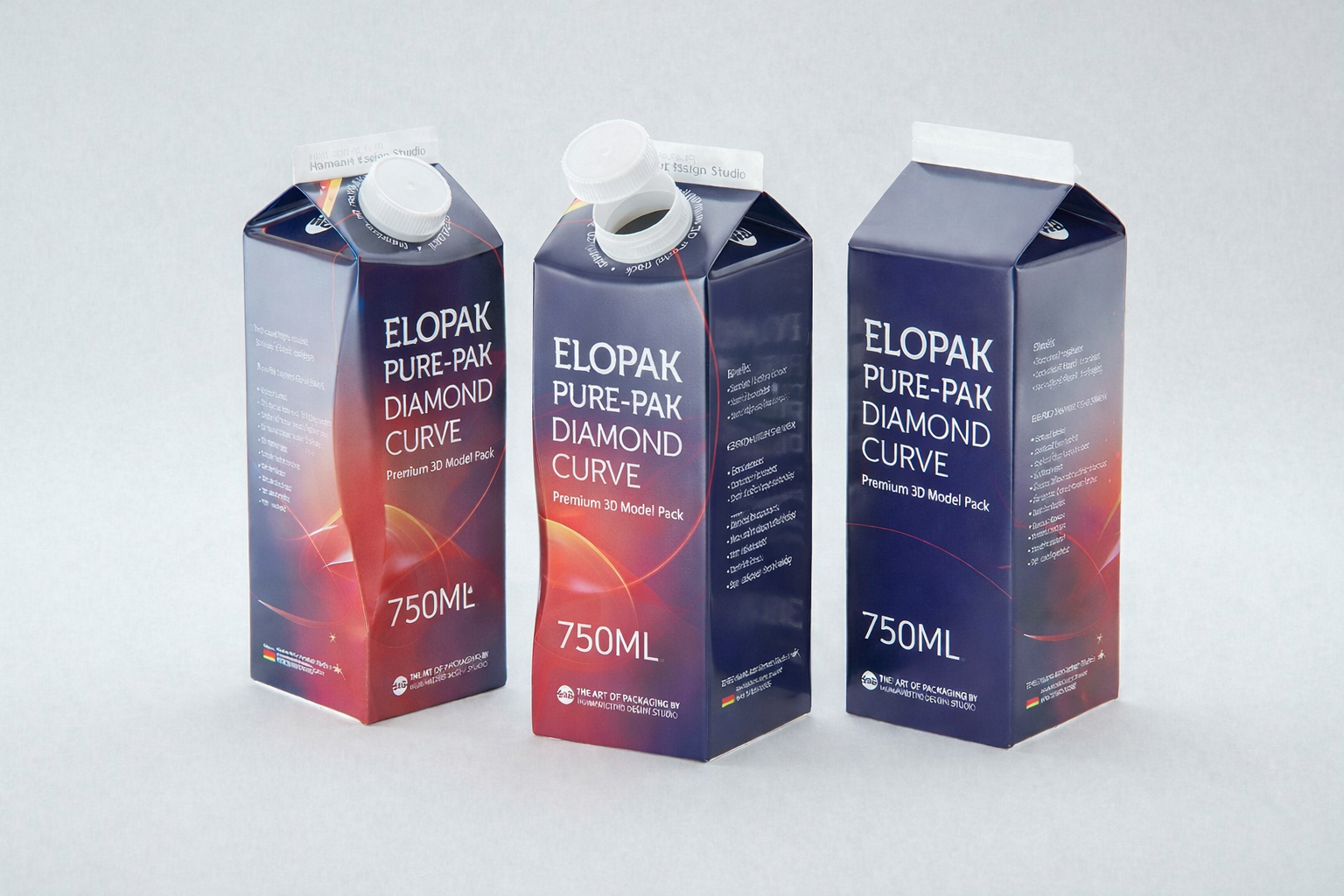 Used Aseptic Carton Filling Line: Shikoku S-PS80HA + 3x Elopak PLA-S30 Applicator + Oystar A+F Packer