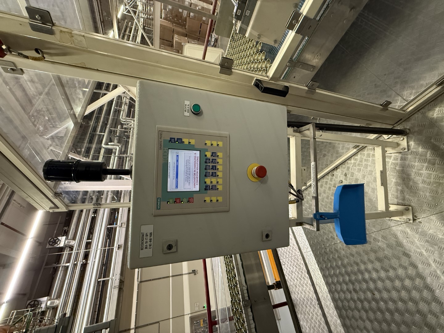 Used Complete can filling and closing line for liquids (nutrition) in 250 gram aluminium cans