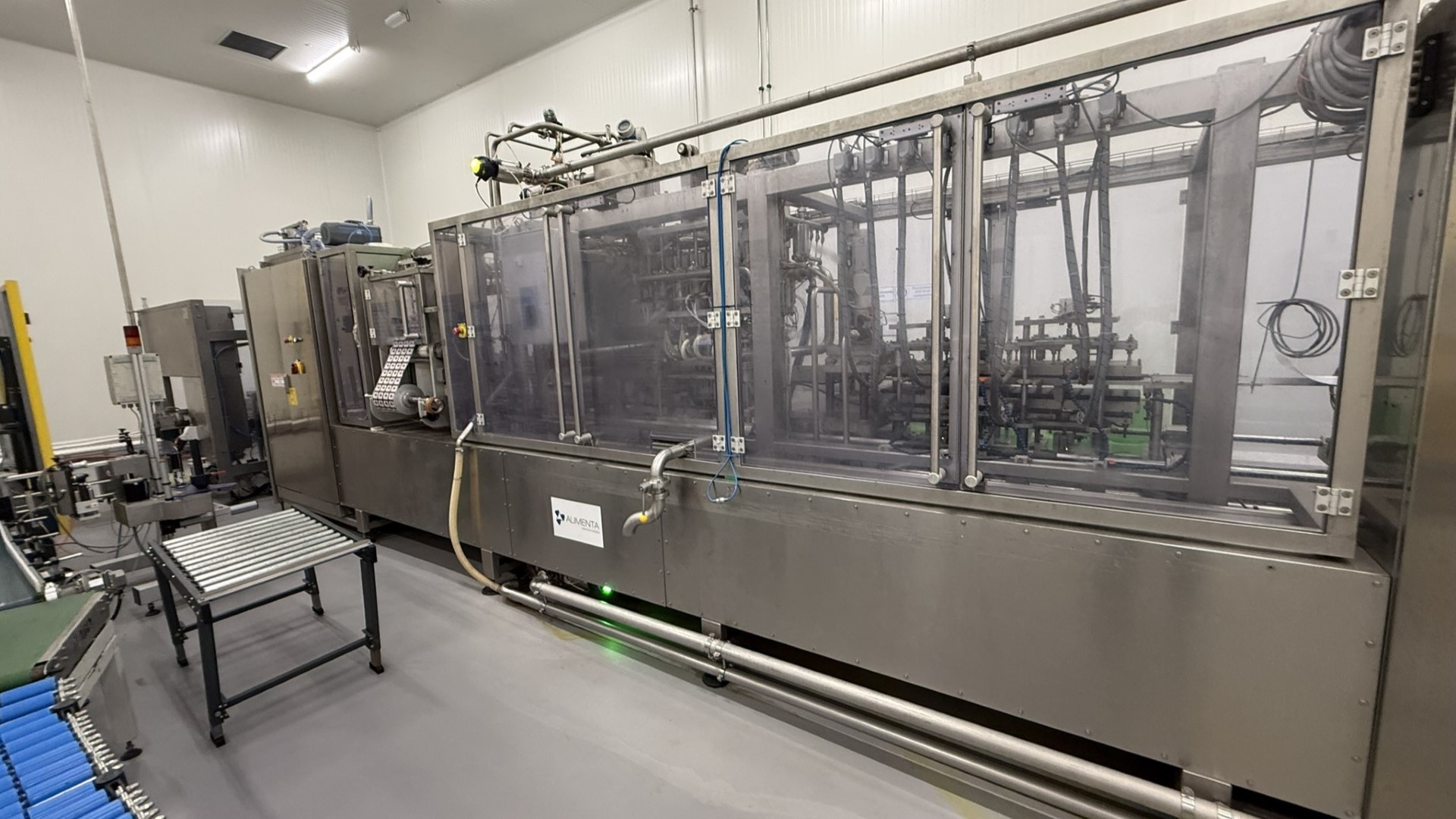 Used Form Fill Seal Machine (FFS) for mini-portions - Alimenta Newpack Division Thermoform FM100/E-20 HC
