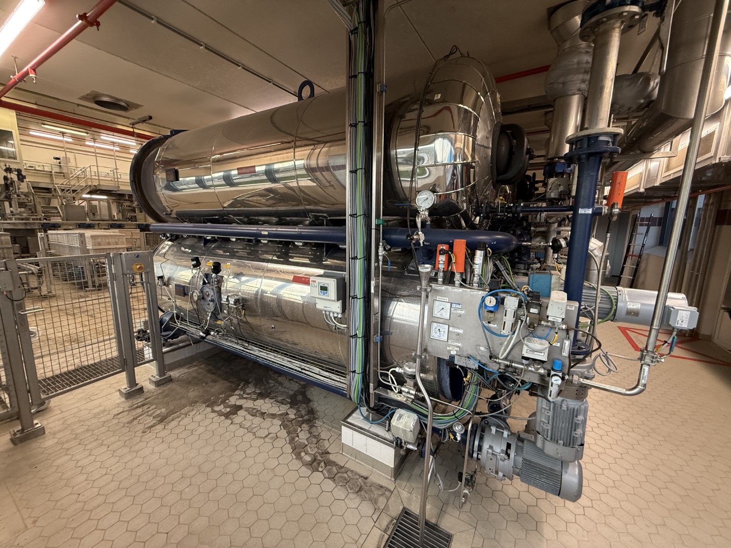 Used Complete can filling and closing line for liquids (nutrition) in 250 gram aluminium cans