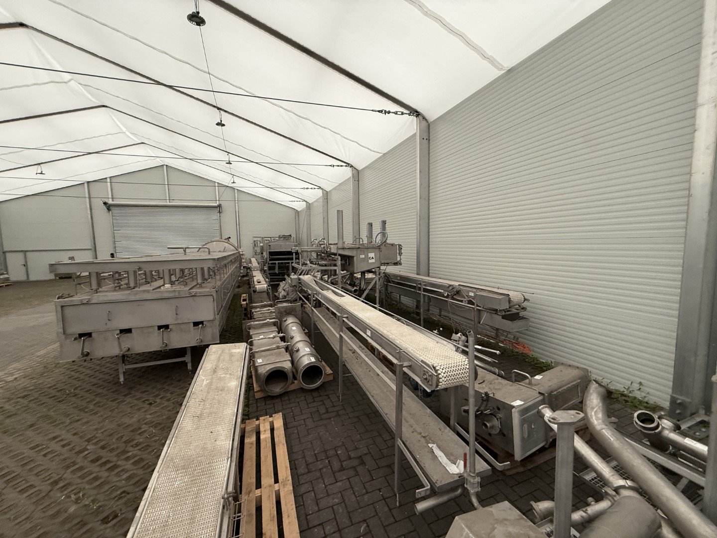Used Gouda Euroblock Cheese Plant for 100.000 liter of milk per day - 10.000 kg of Gouda cheese per day