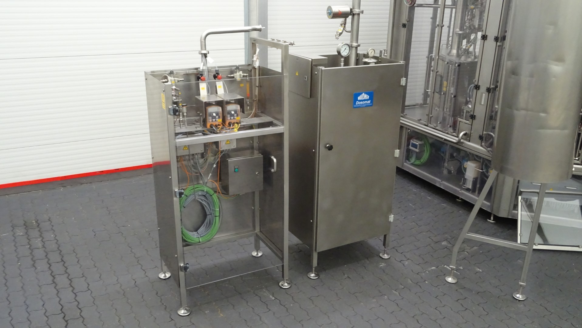Used Aseptic cup filling, sealing and snap cap machine - Waldner Dosomat 16.6AS