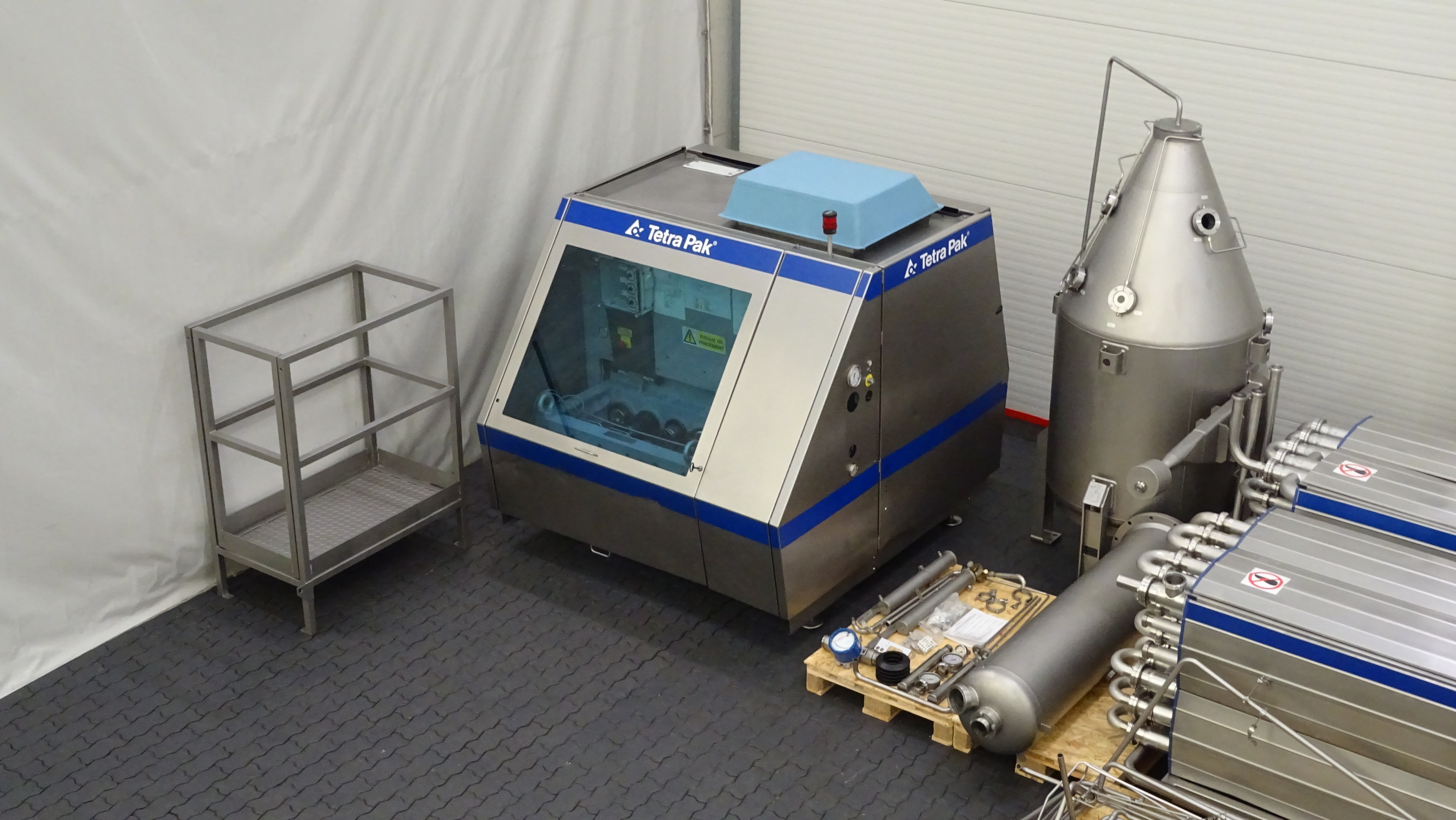 Used Tetra Pak ​​​​​​​​​​​​Tetra Therm Aseptic VTIS line with Tetra Alex TA400 homogeniser