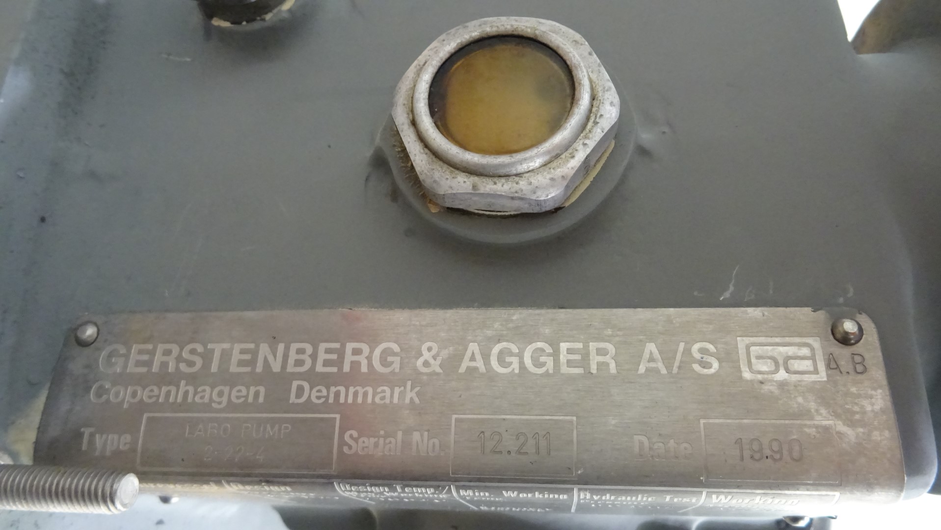 Used Margarine Pilot Plant - Gerstenberg & Agger HP Pump + Perfector 3x57 + Pin rotor + Inverter and Cooling Unit R22