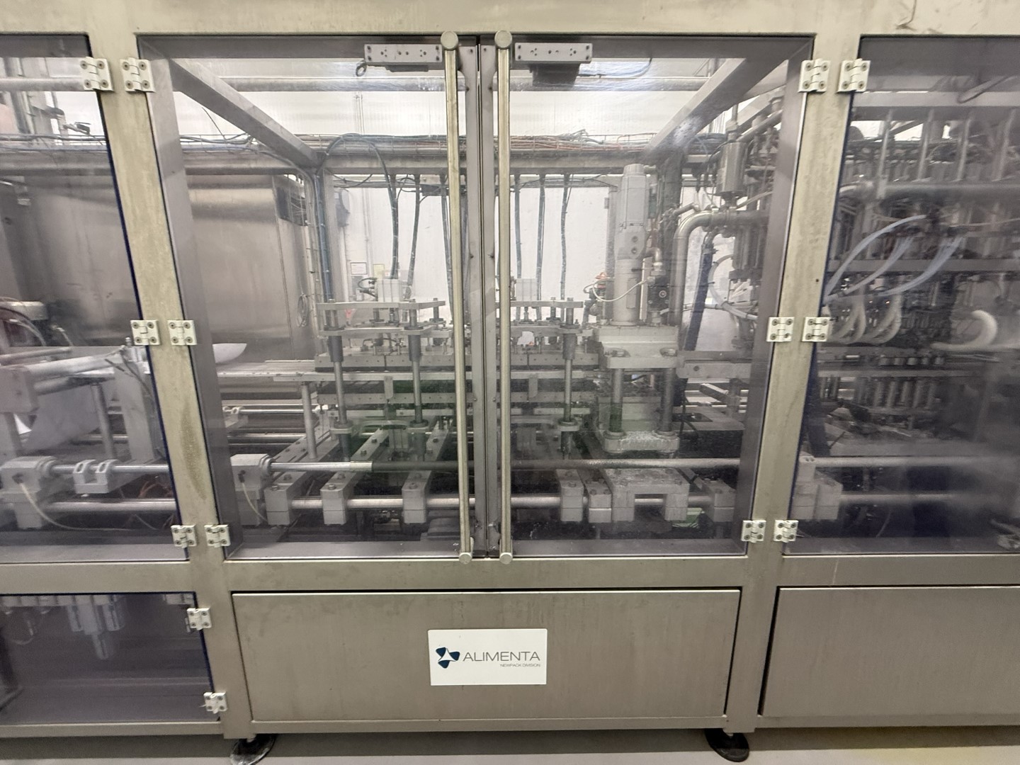 Used Form Fill Seal Machine (FFS) for mini-portions - Alimenta Newpack Division Thermoform FM100/E-20 HC