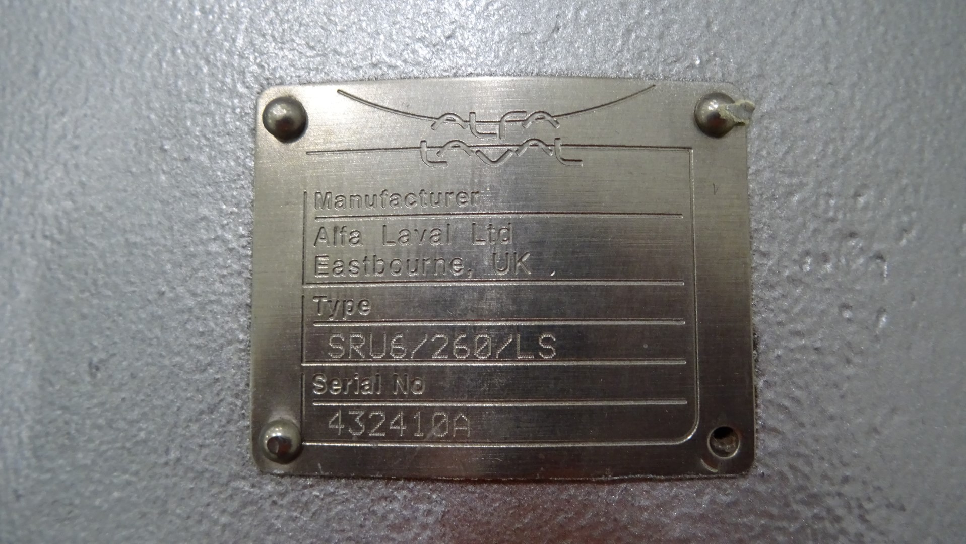 Used Rotary positive displacement pump / Lobe pump - Alfa Laval SRU6/260/LS