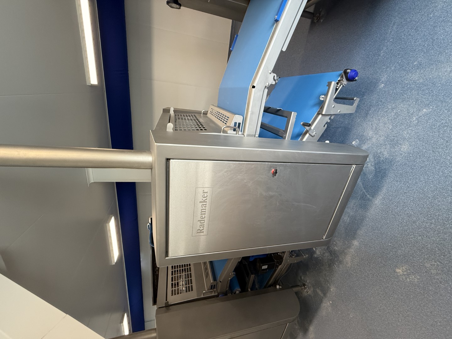 Used Dough processing / rollout line - Rademaker sheeting line with universal line and Packo nitrogen freezer