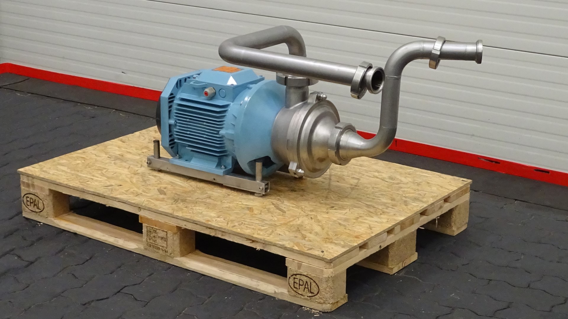 Used Sanitary Self Priming Liquid-ring Pump Alfa Laval MR-200S