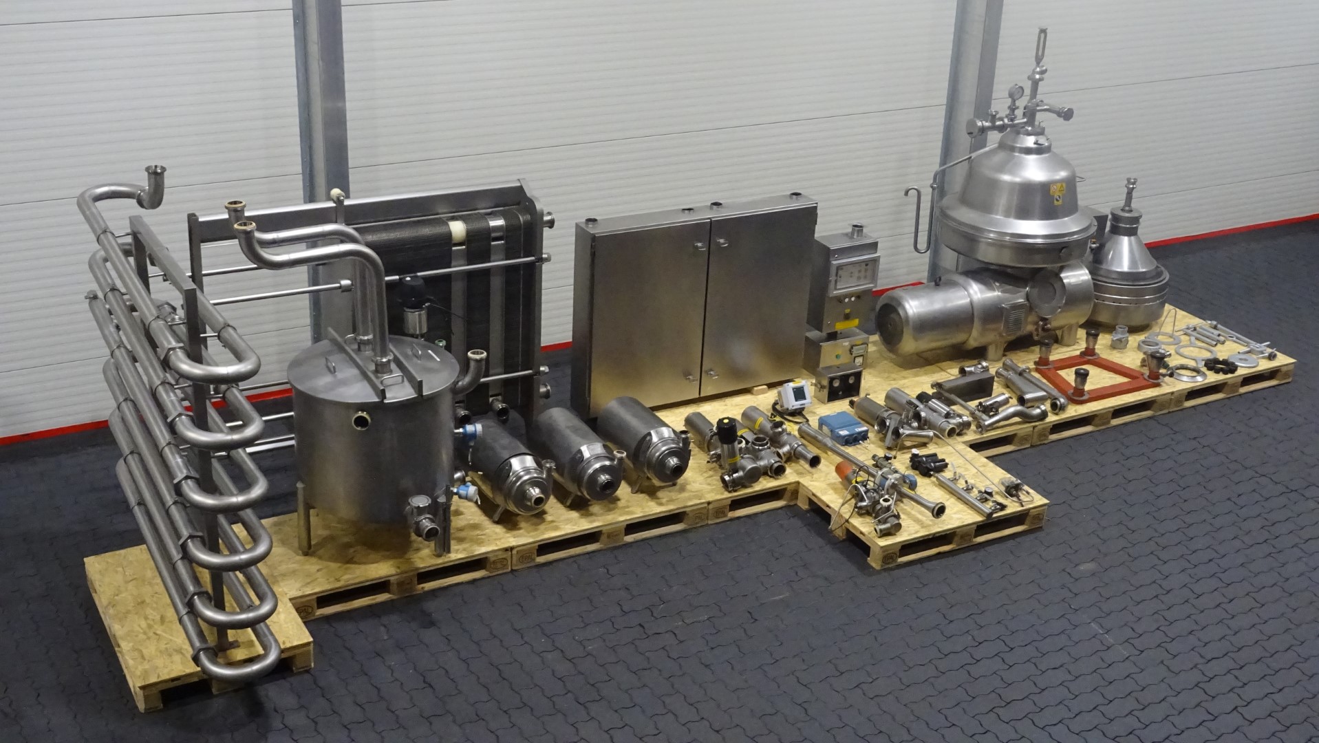 Used Pasteurization line 01 - 25.000 ltr/h - GEA Westfalia and APV