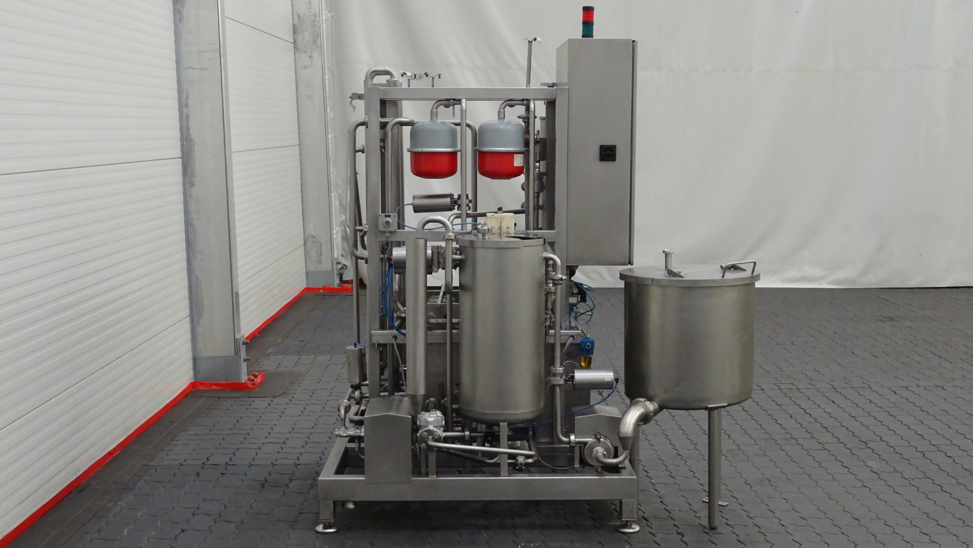Used UHT Pilot plant with aseptic homogeniser and filling chamber - APV UHT pilot + Gaulin 396 MCP 4-2,5TBS