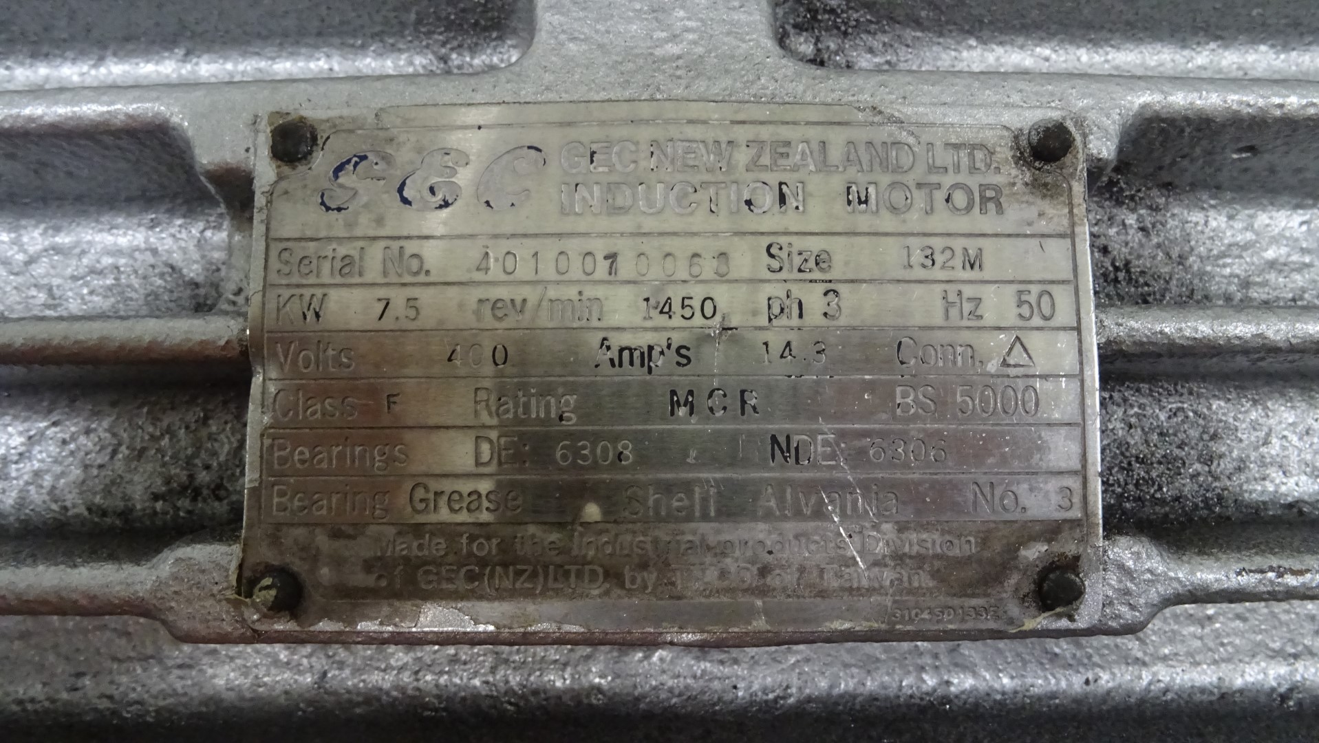 Used Casein Mincer - Engineering Services Northland LTD