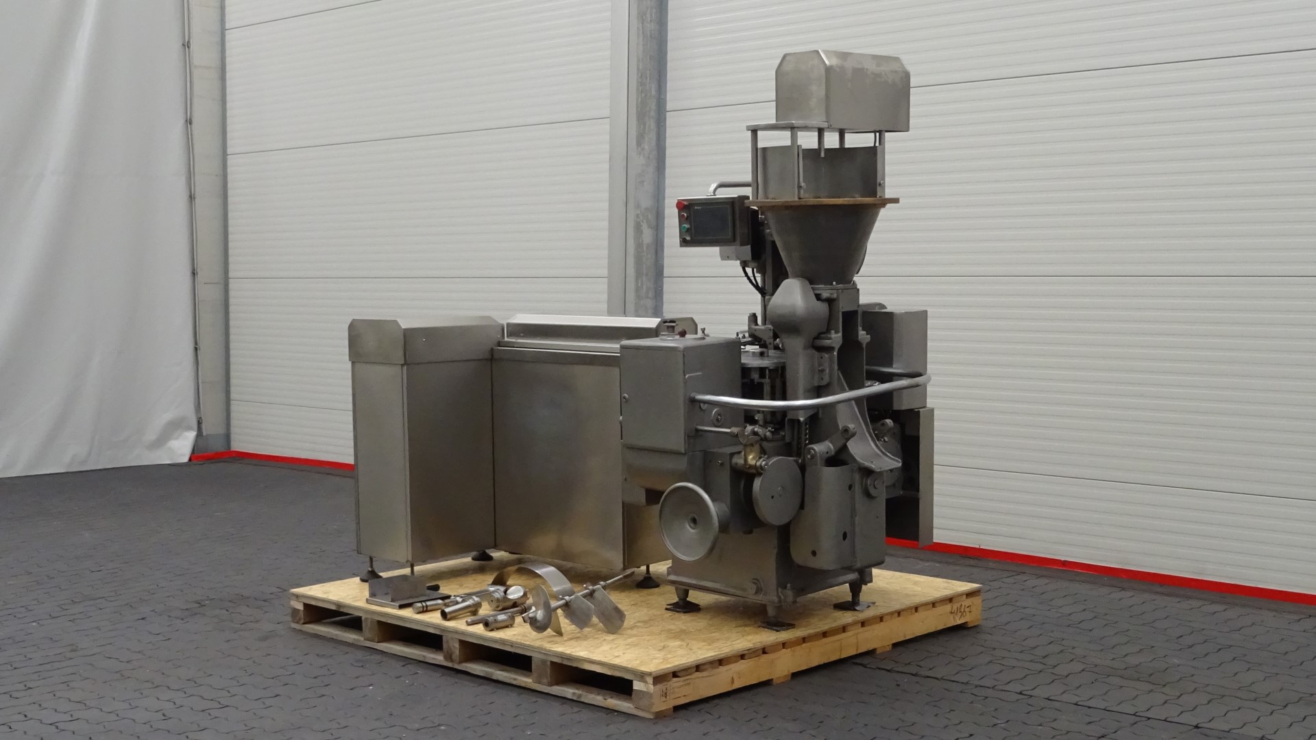 Used Filling and wrapping machine for miniportions of butter Benhil 8304