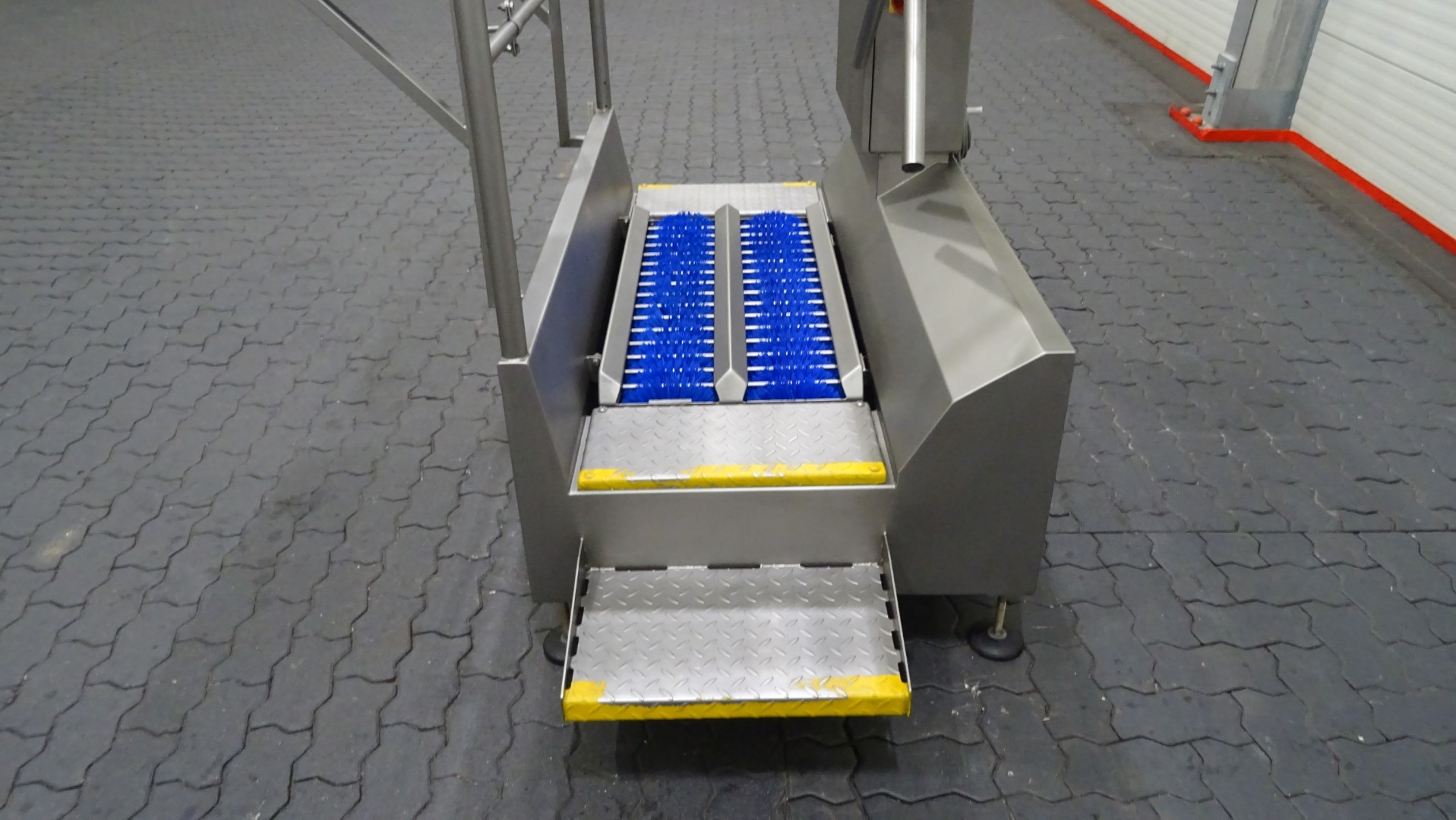 Used Hygienic station with sole cleaning and hand disinfection stations - Elpress 83202060