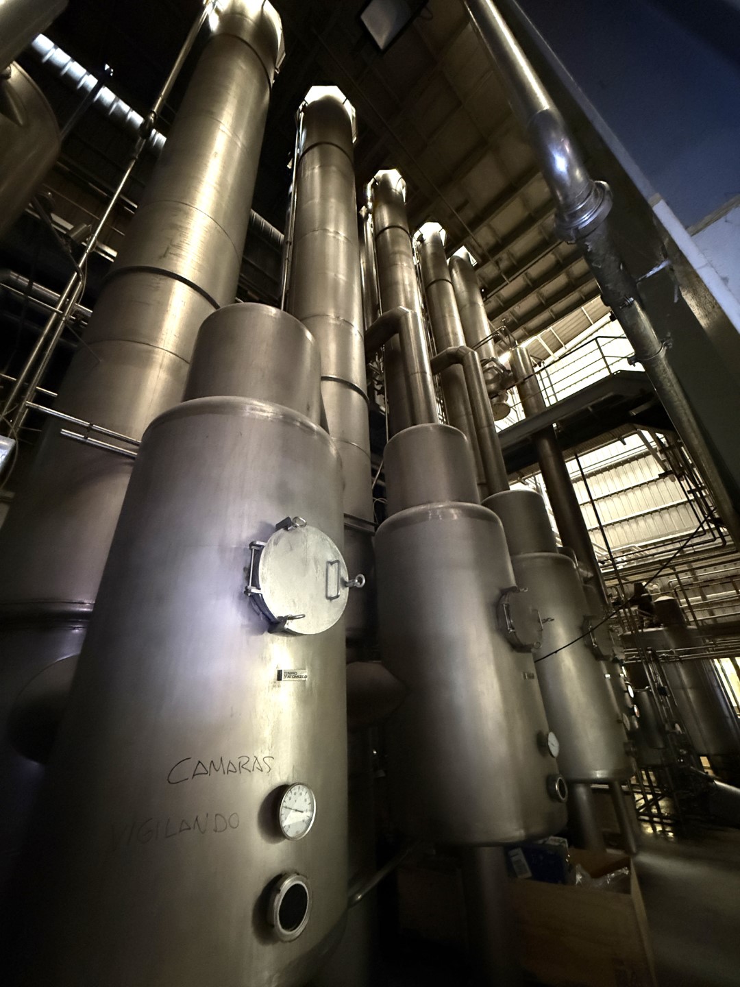 Used Complete GEA Niro Atomizer powder plant with 4-Effect TVR Evaporator, Spray Dryer, Fluidbed Dryer, Cyrstallisation tanks and filling station