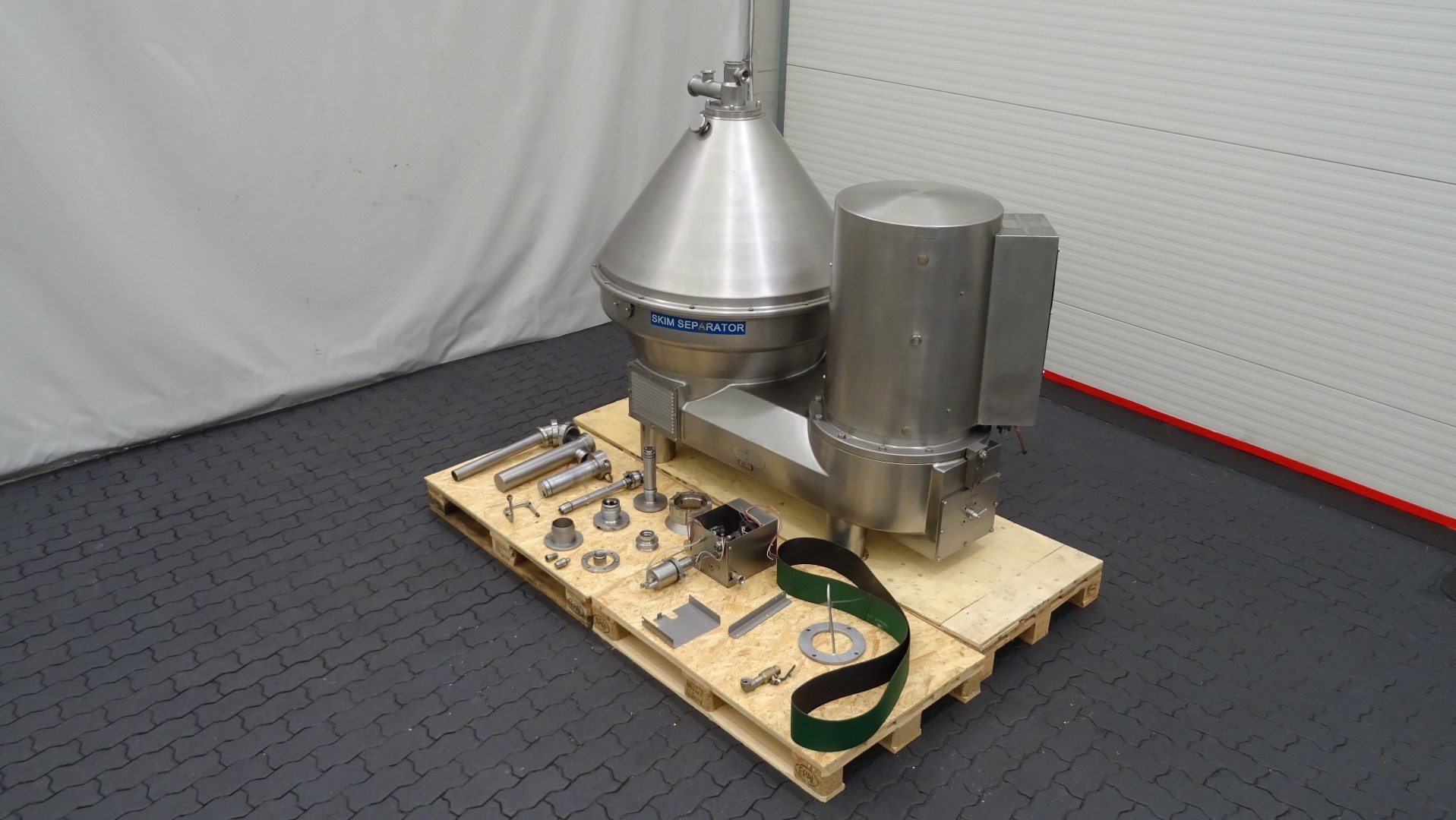 Used Incomplete Cream Separator GEA Westfalia MSD 300-01-777 (without bowl)