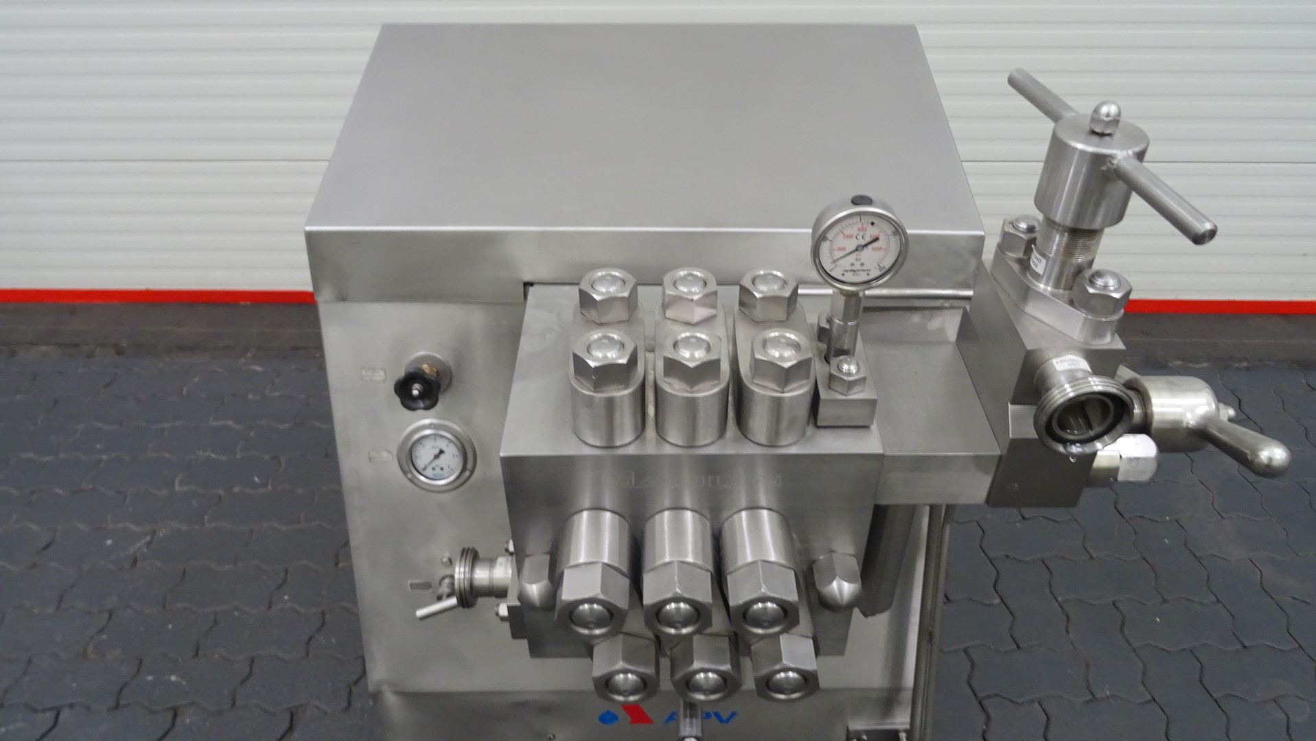 Used UHT Pilot plant with aseptic homogeniser and filling chamber - APV UHT pilot + Gaulin 396 MCP 4-2,5TBS