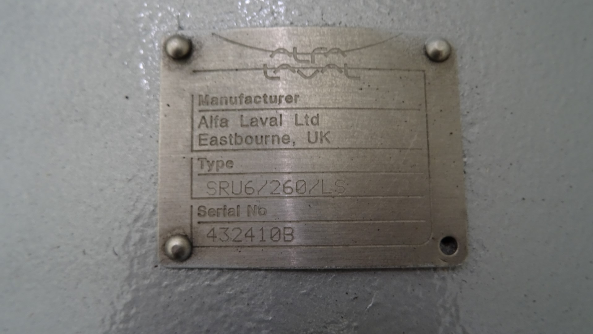 Used Rotary positive displacement pump / Lobe pump - Alfa Laval SRU6/260/LS