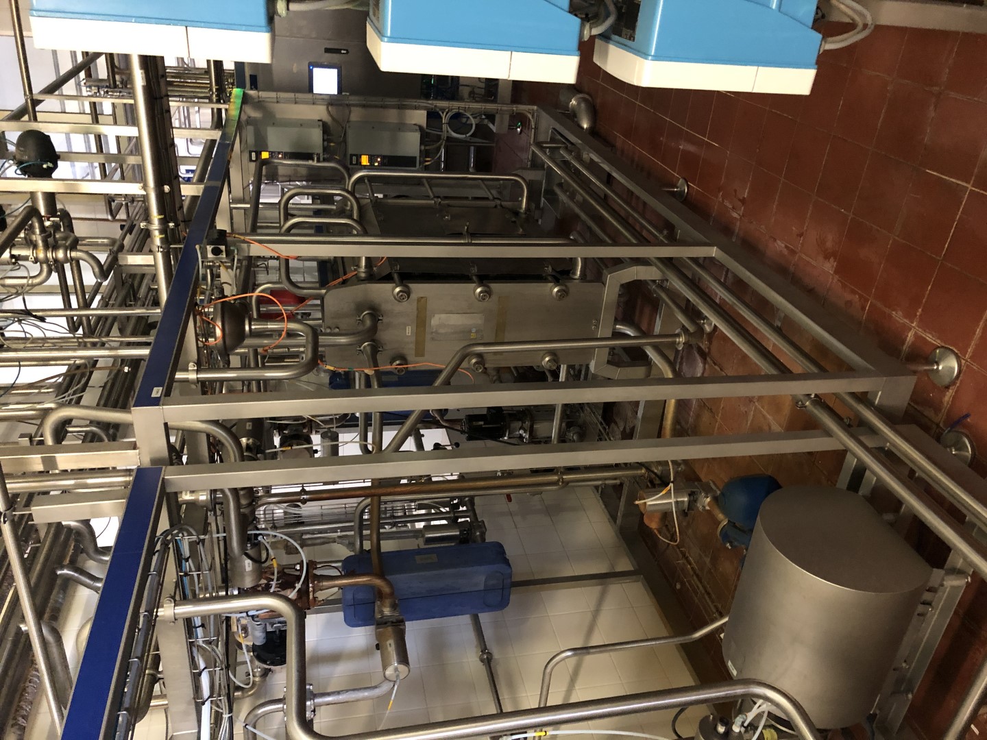 Used Micro Filtration Unit (MF) Tetra Pak Tetra Allcross MB 1x M74 / 1x M19 + Cream Pasteurizer C6-SR