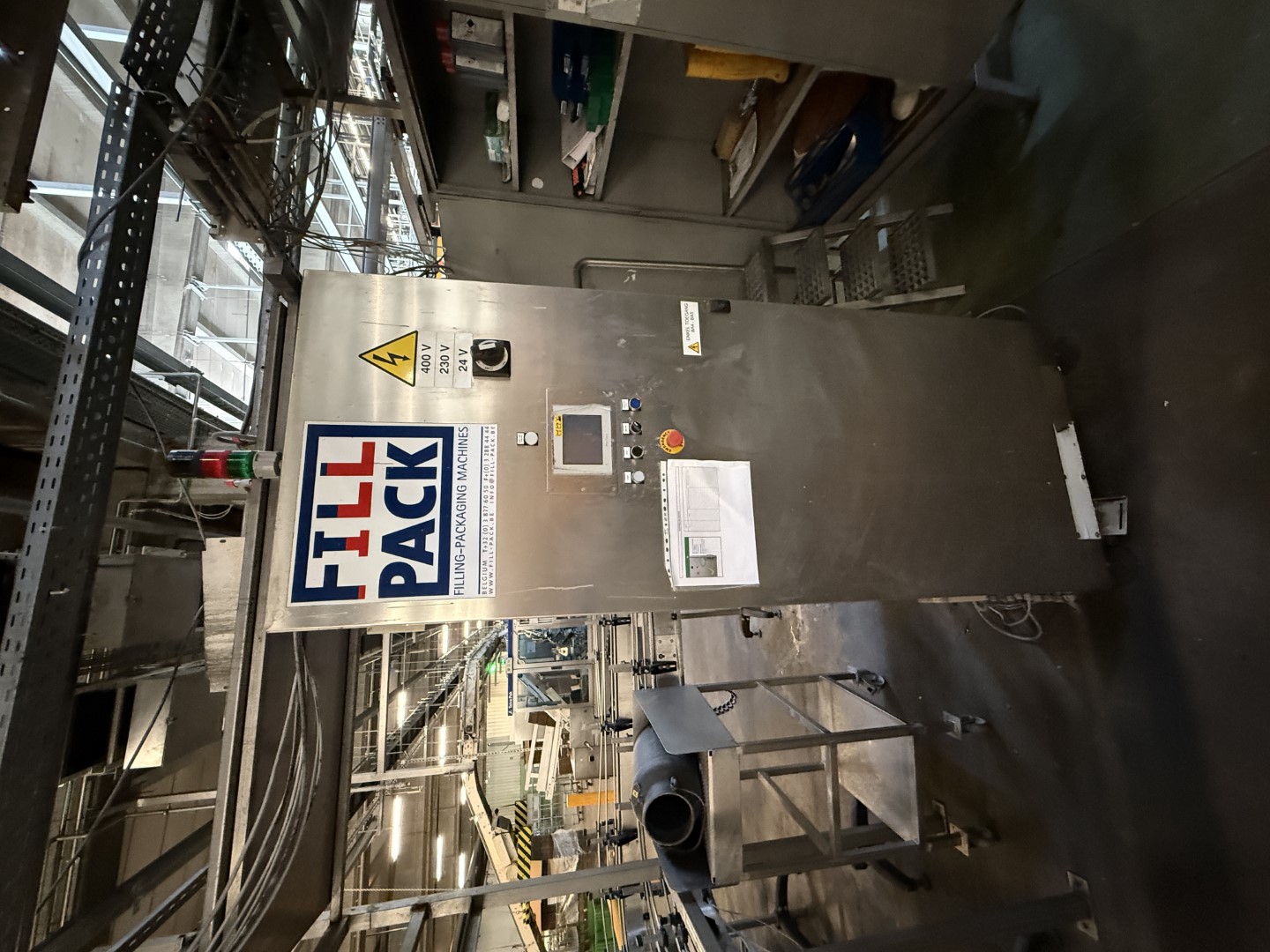 Used Filling, closing, labelling and packing line for plastic containers of 2 liter with fresh milk - Weightpack WFT 32.10.160