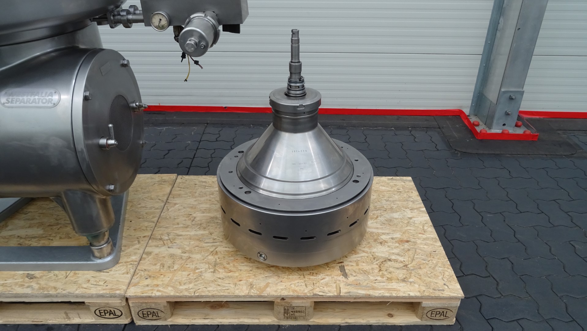 Used Cold Milk Cream Separator GEA Westfalia MSD 130-07-076