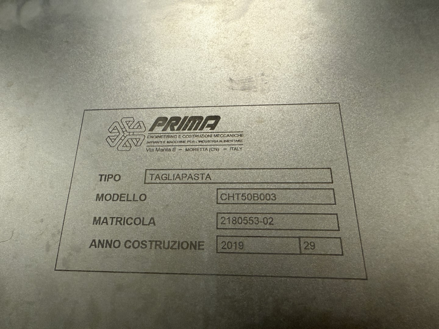 Used Pasta Filata Line - Alpma Sulbana / Prima WCLSE-1000/1