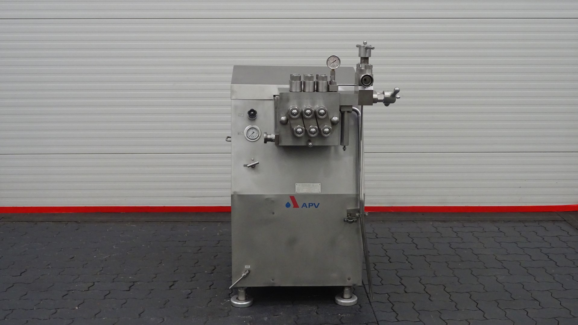 Used UHT Pilot plant with aseptic homogeniser and filling chamber - APV UHT pilot + Gaulin 396 MCP 4-2,5TBS