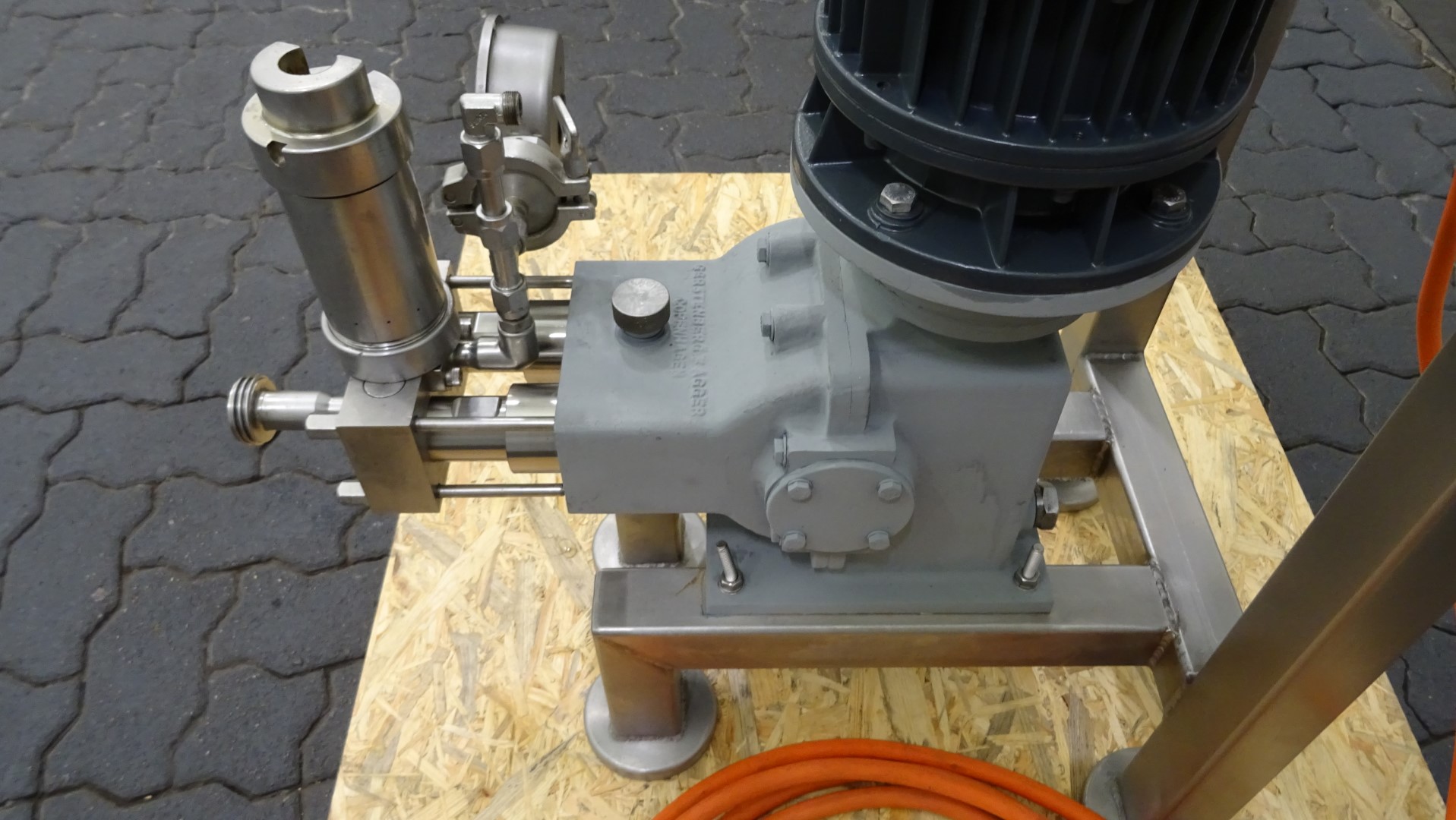 Used Margarine Pilot Plant - Gerstenberg & Agger HP Pump + Perfector 3x57 + Pin rotor + Inverter and Cooling Unit R22