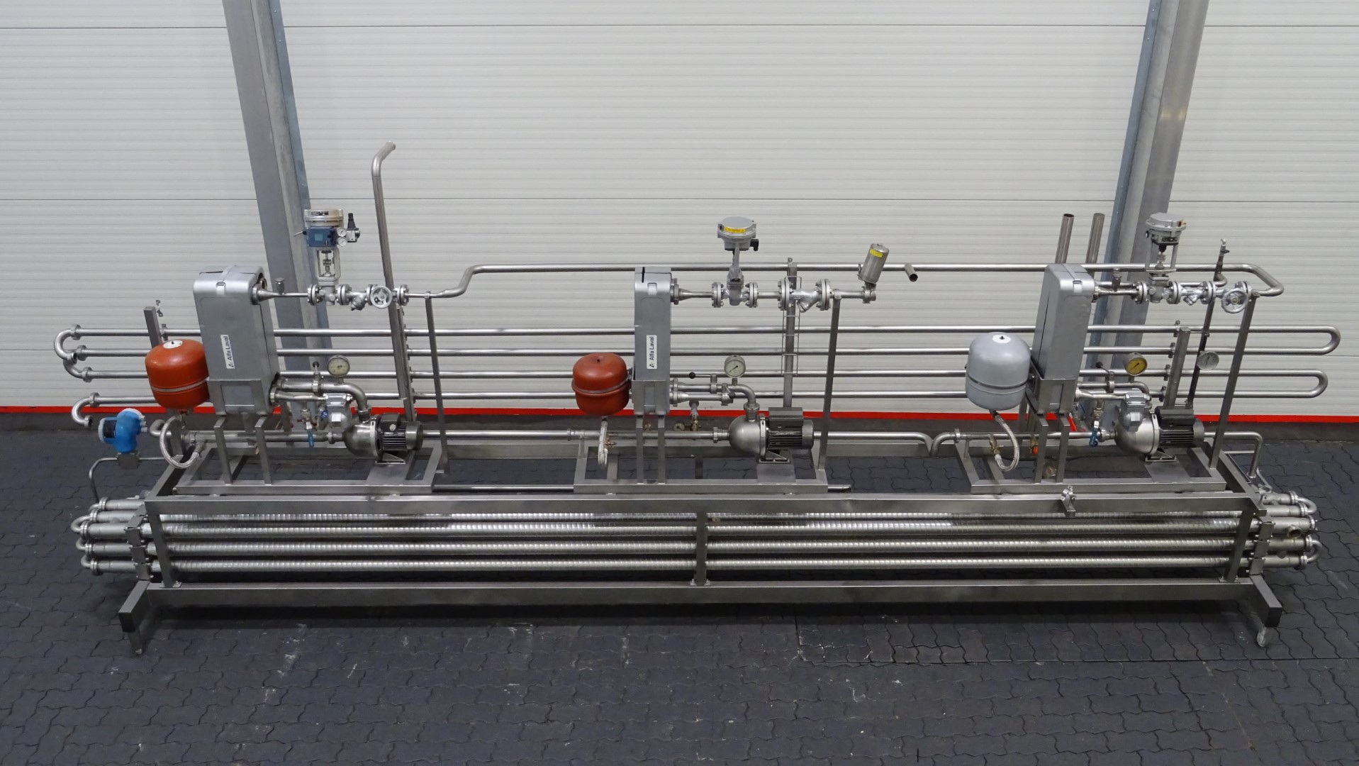 Used Tubular Heat Exchanger (THE) - Tetra Pak Tetra Spiraflo MT-70/4x16s-6-1