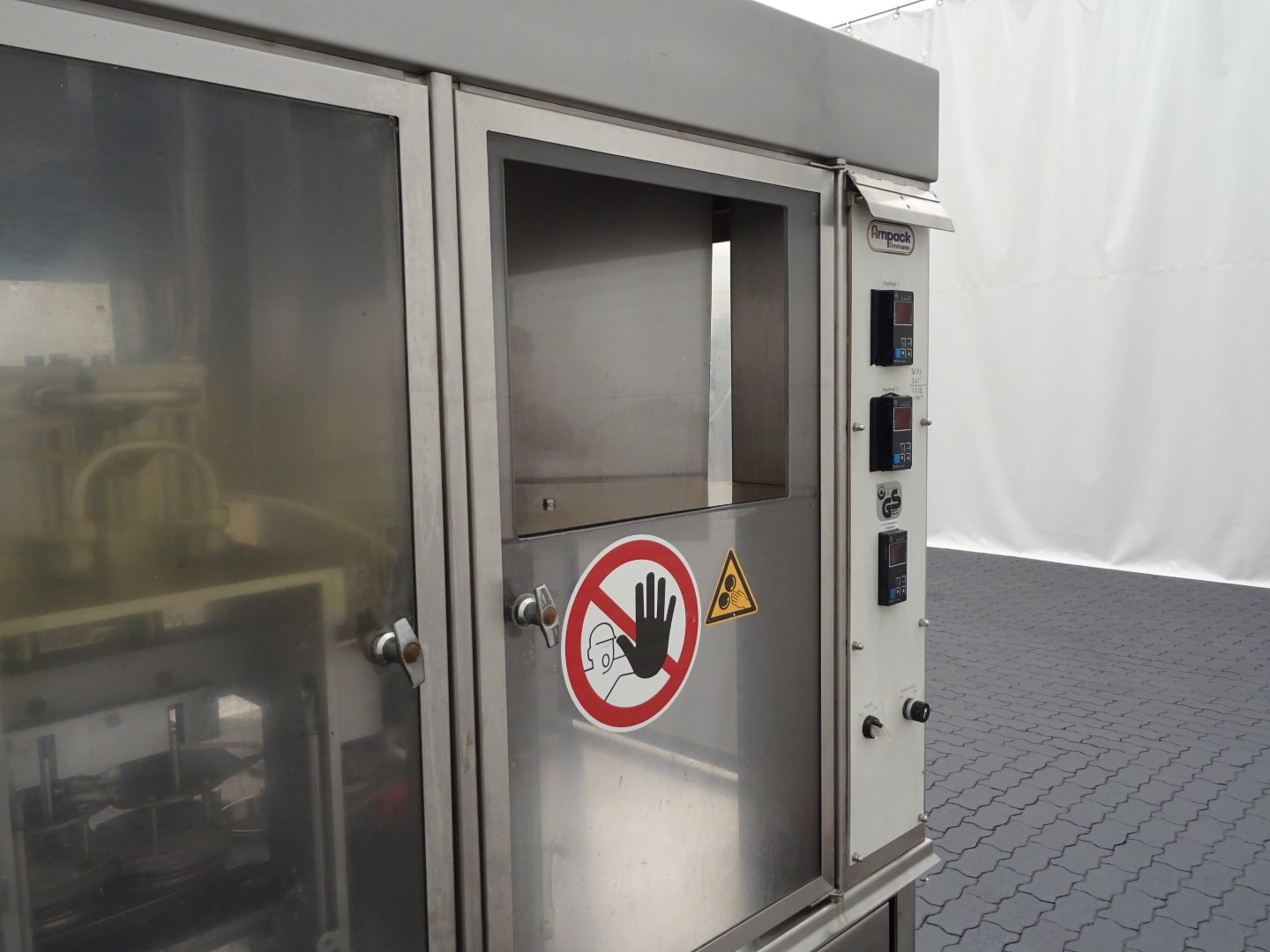 Used Cup filling and sealing machine Ampack Ammann ARL8/2