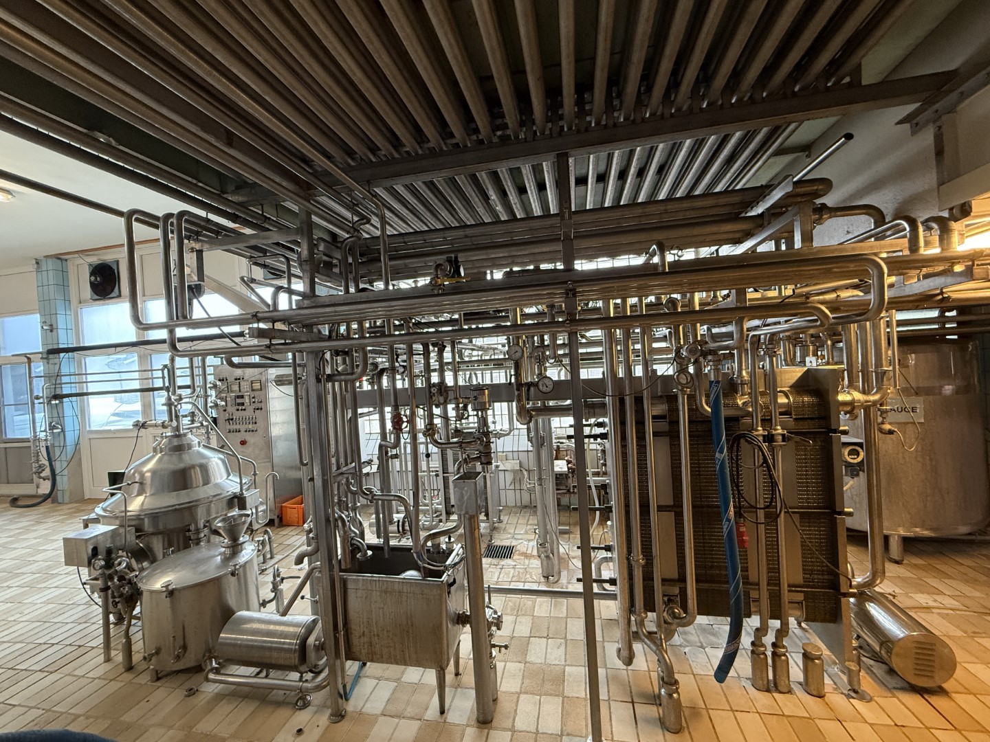 Used Complete Pasteurisation line - 12.000 liter per hour - GEA Ahlborn / Westfalia / HST
