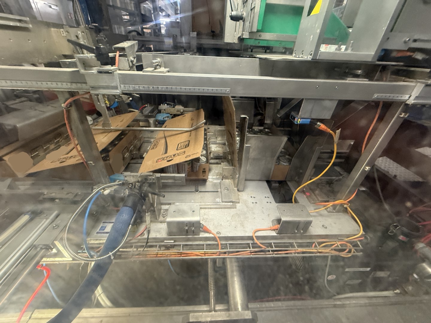 Used Complete can filling and closing line for liquids (nutrition) in 250 gram aluminium cans