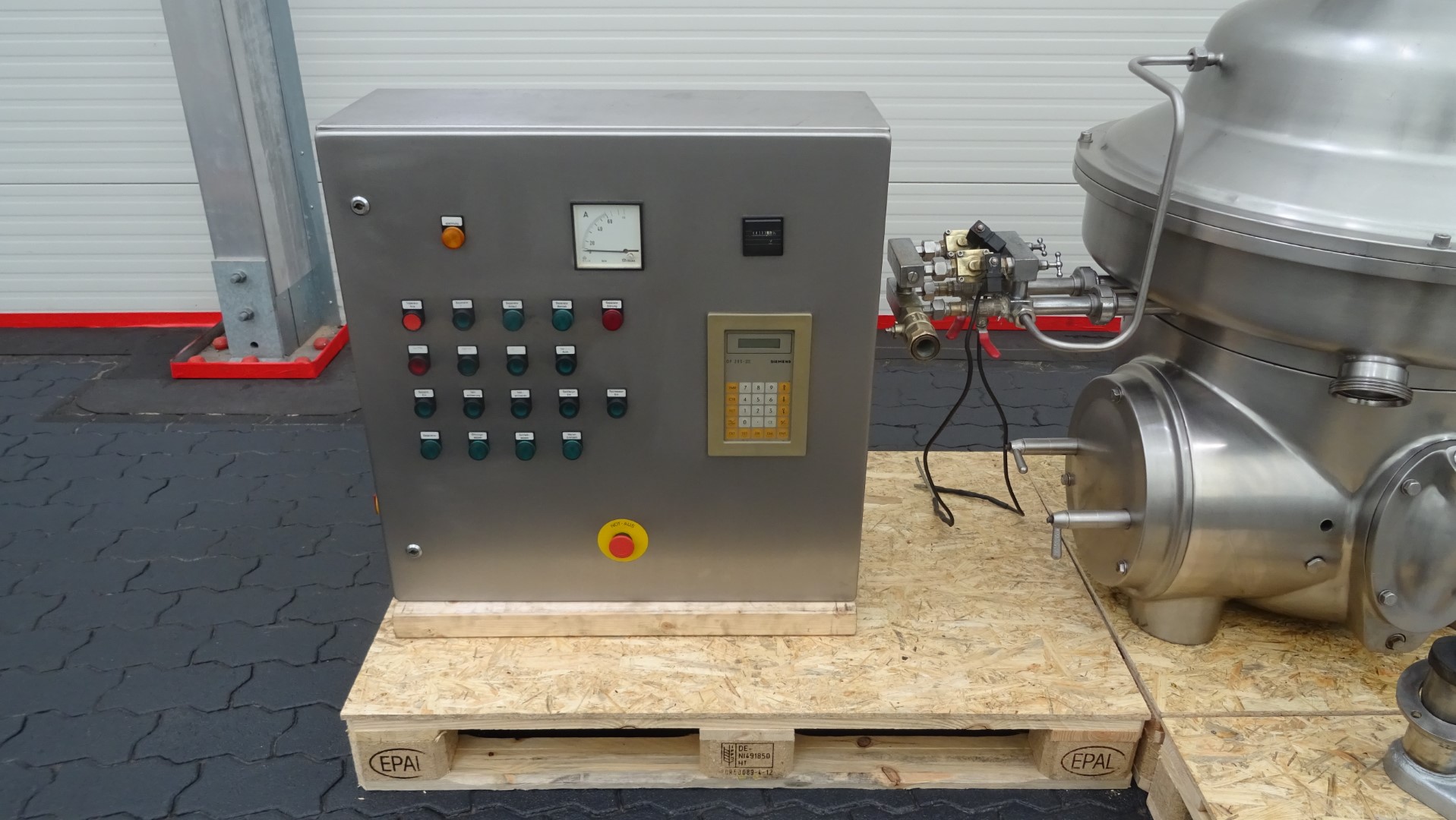 Used Cream Separator GEA Westfalia MSA 50-01-076