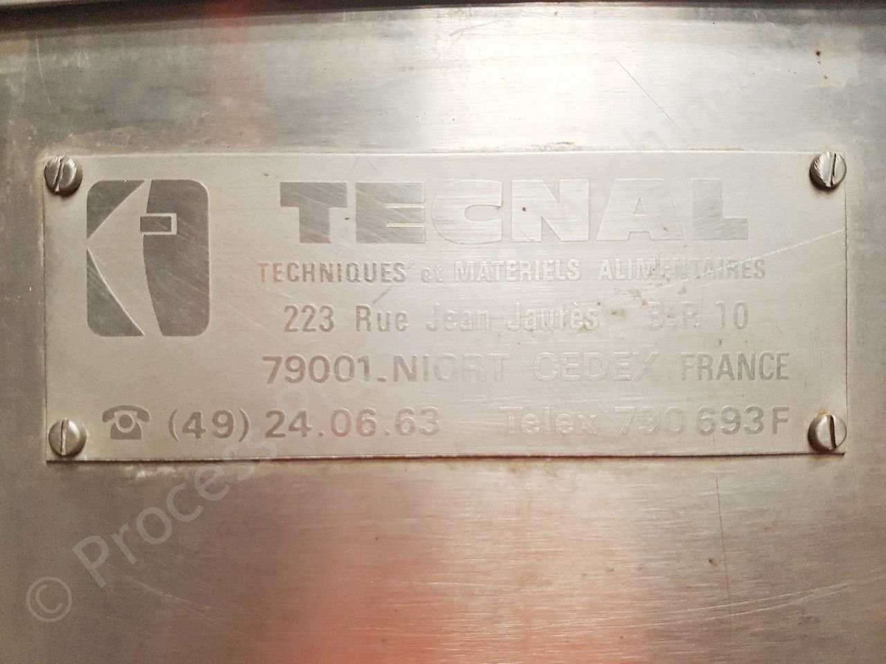 Used Closed Buttersilo Tecnal 5.000 liter