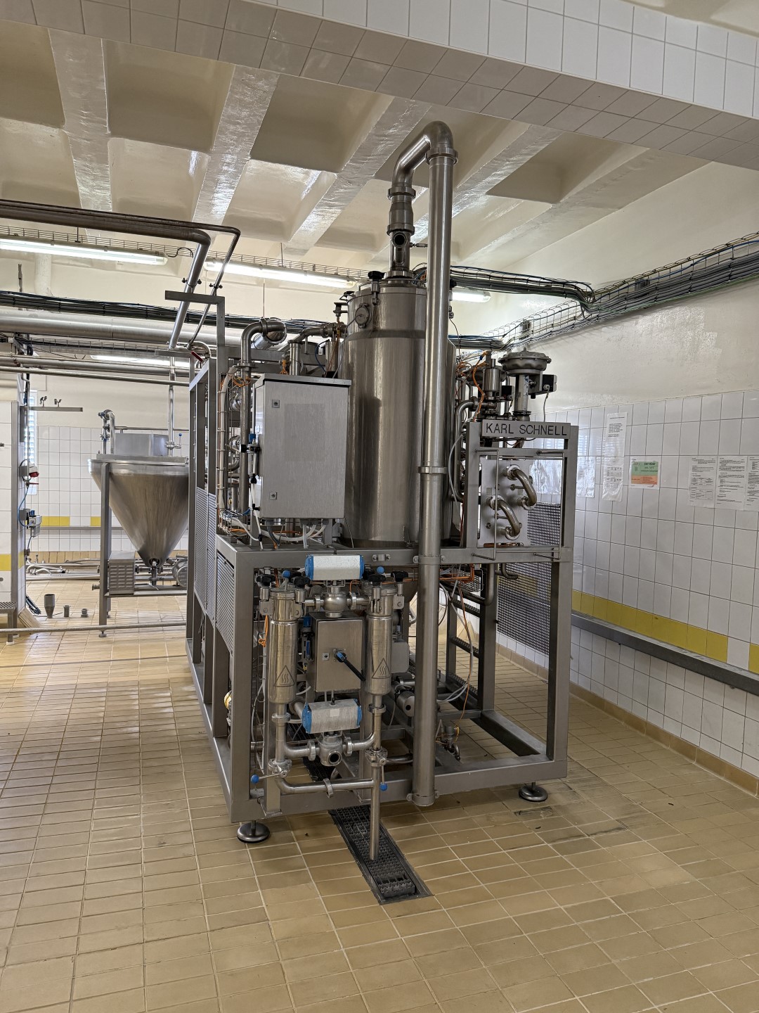 Used Complete processing line for the production of processed UHT cheese - Karl Schnell - 200 up to 750 kg per hour