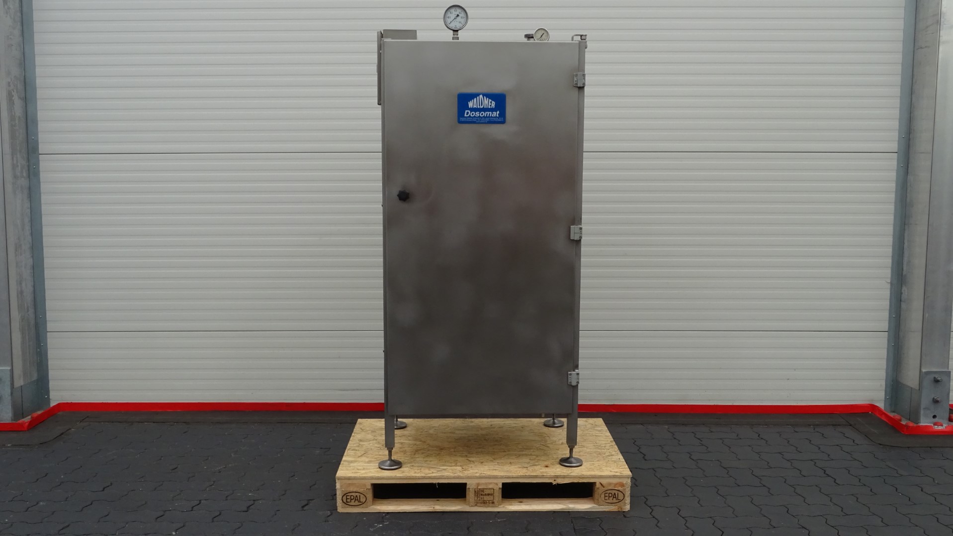 Used Aseptic cup filling, sealing and snap cap machine - Waldner Dosomat 16.6AS