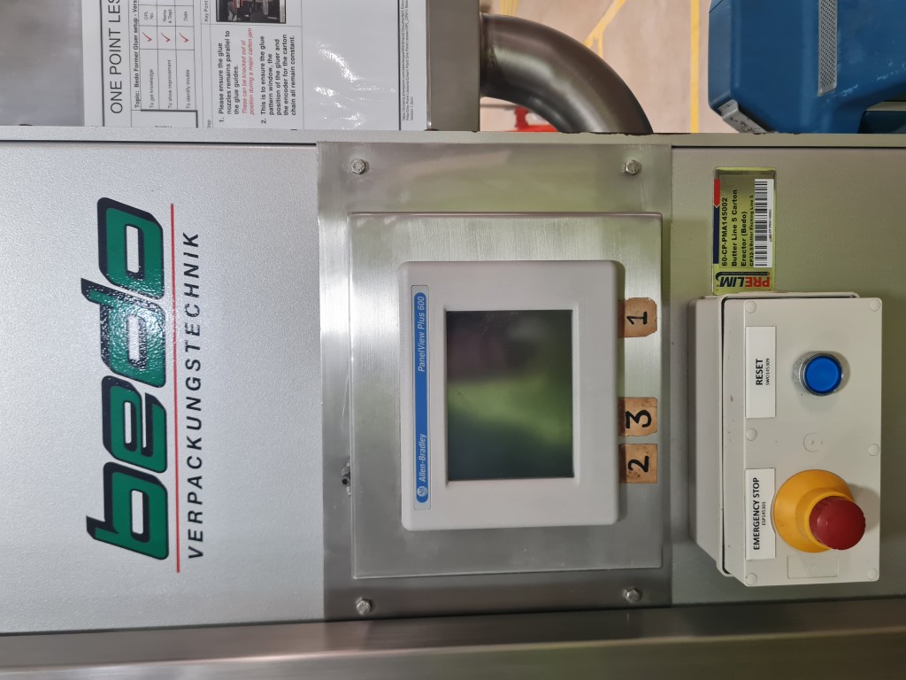 Used Form Fill Seal Machine (FFS) for mini-portions of butter Hassia THL 30/37