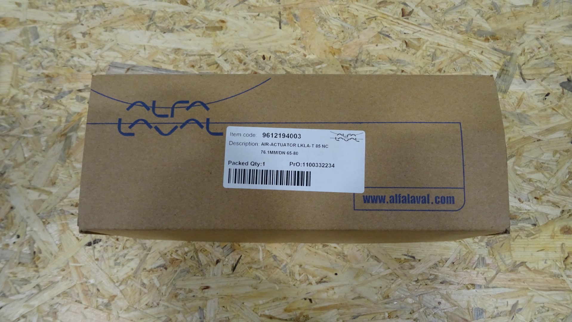 Used Unused Butterfly Valve - Alfa Laval Valve LKB 76/3'' ISO W/W